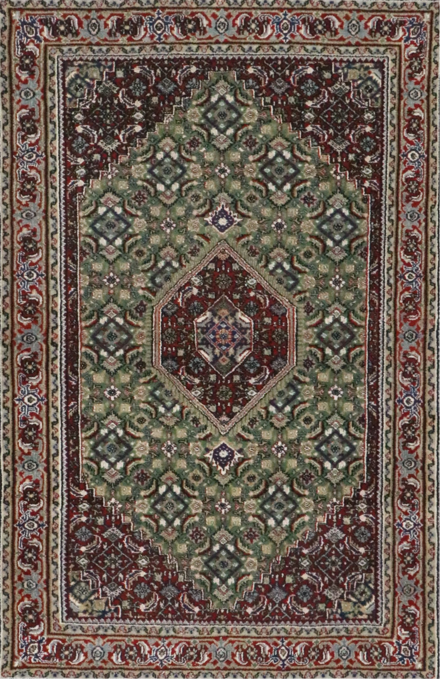4' x 6'6 Hand-Knotted Sino-Persian Bijar Area Rug