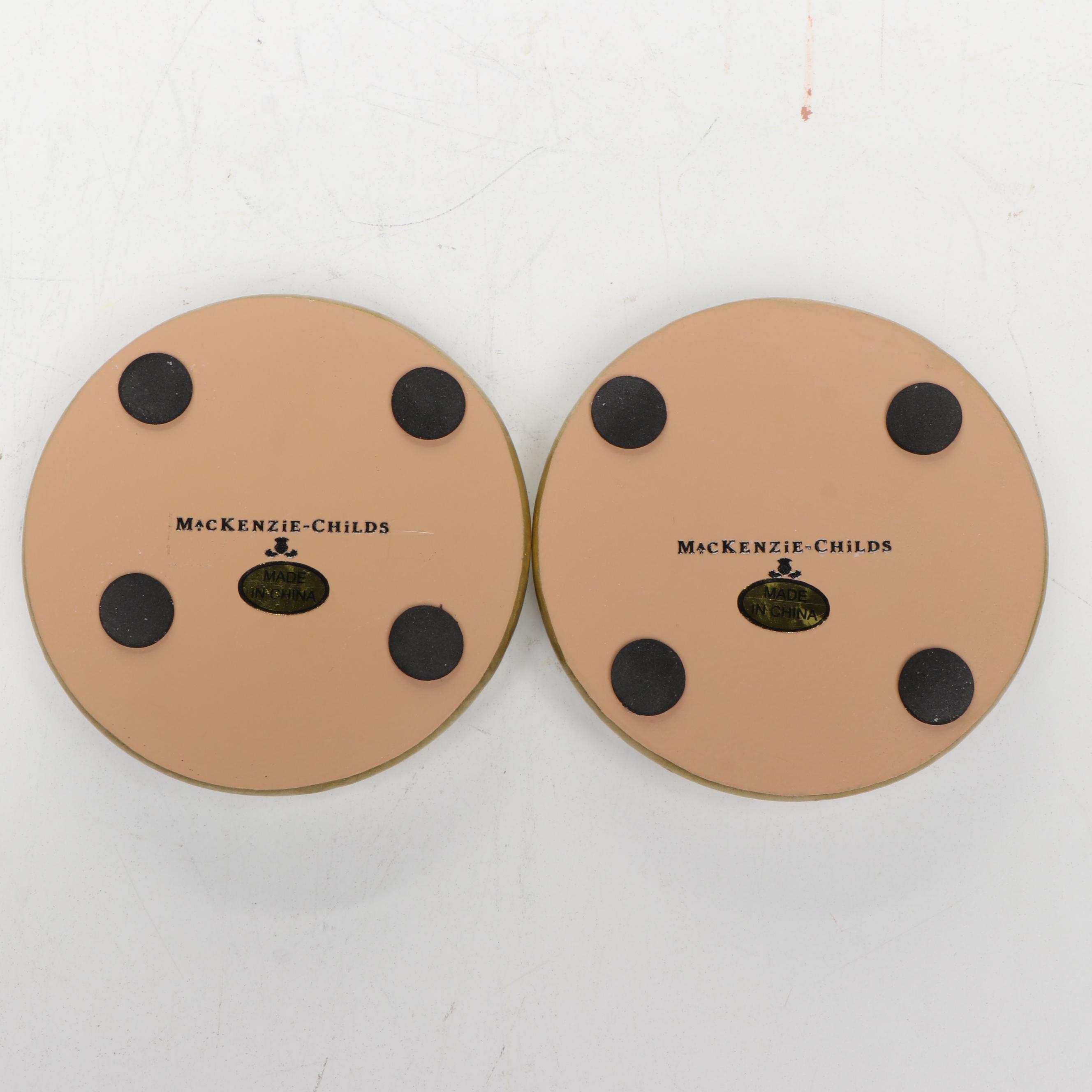 MacKenzie-Childs Wax Pinecone Flicker Candles