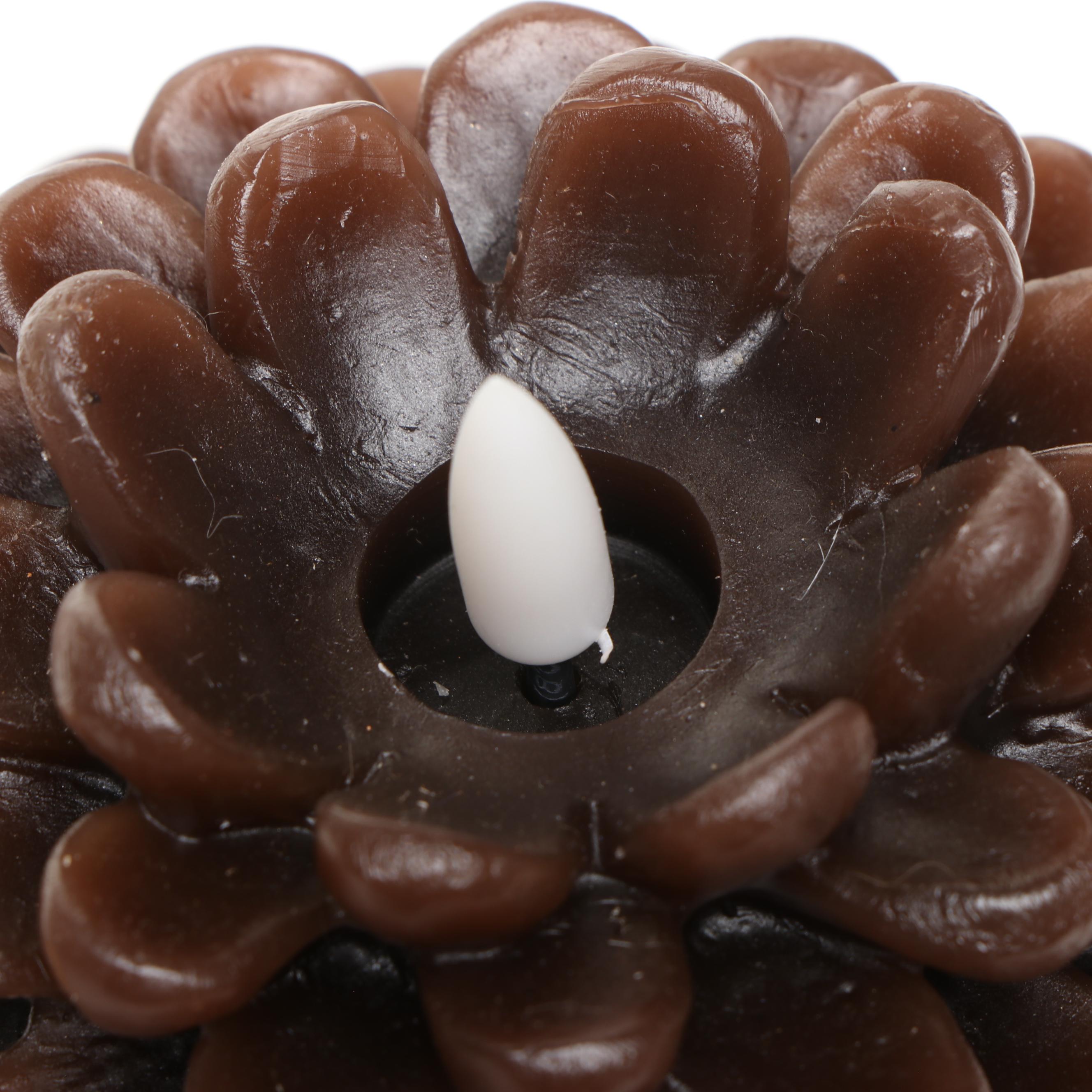 MacKenzie-Childs Wax Pinecone Flicker Candles
