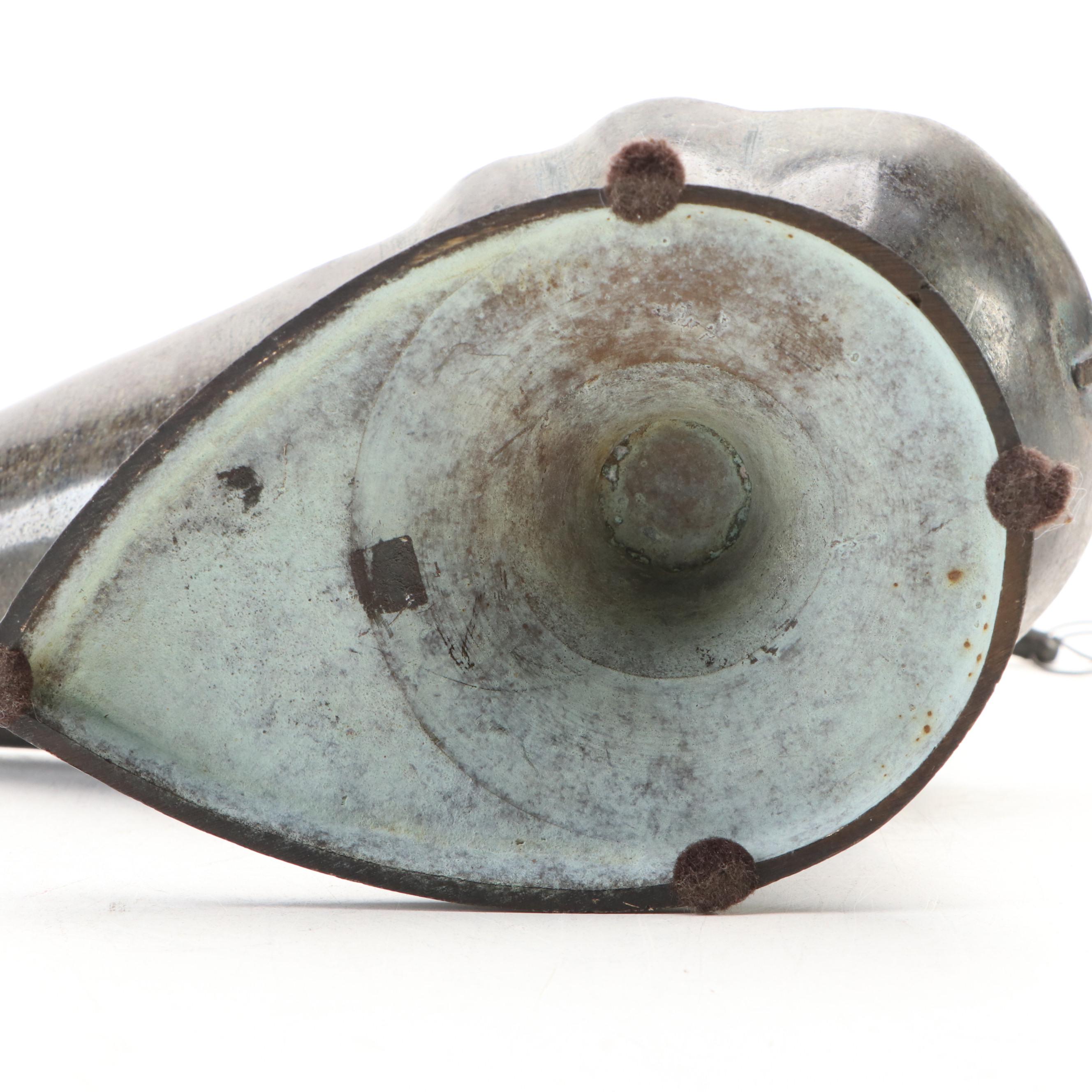 Indo-Persian Style Metal Oil Lamp