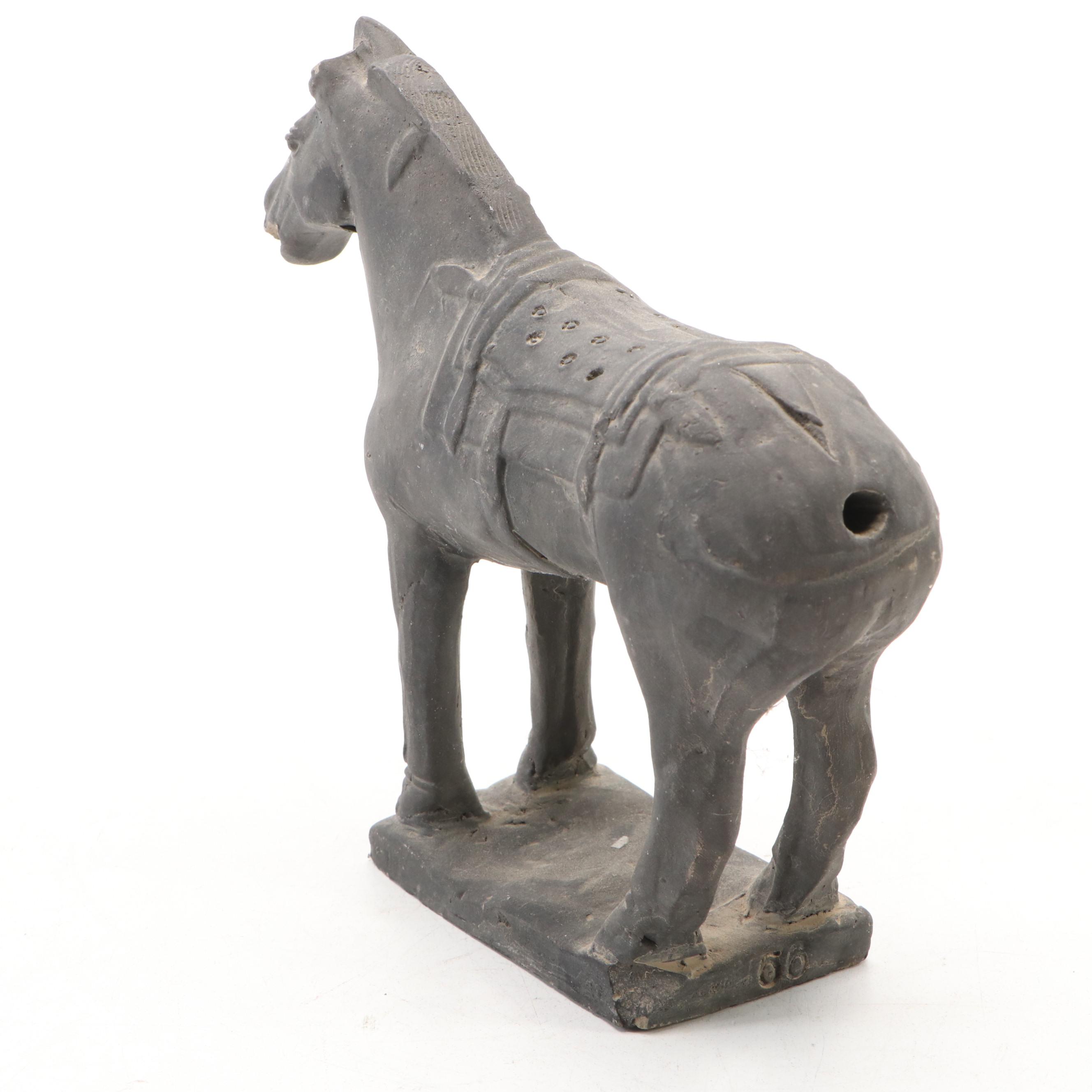 Chinese Style Terracotta Warriors and Horse with Other Figurine