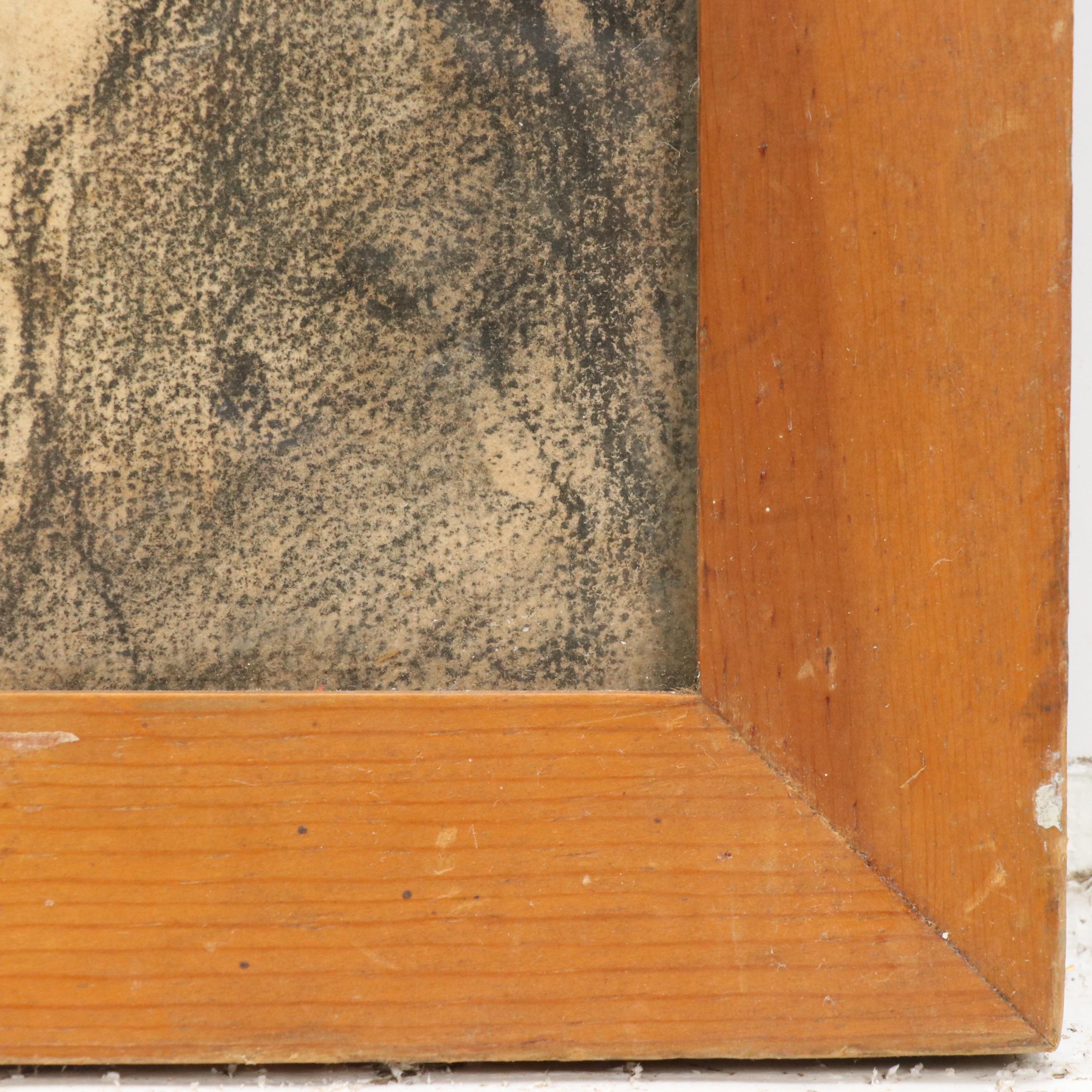 Lillian Wyler Bettman Charcoal Portrait Drawing of Woman, 1911