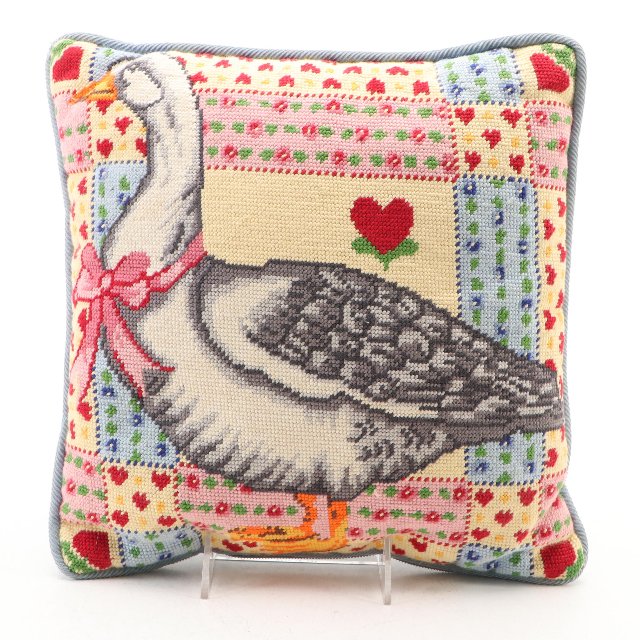 Handmade Needlepoint Accent Pillows