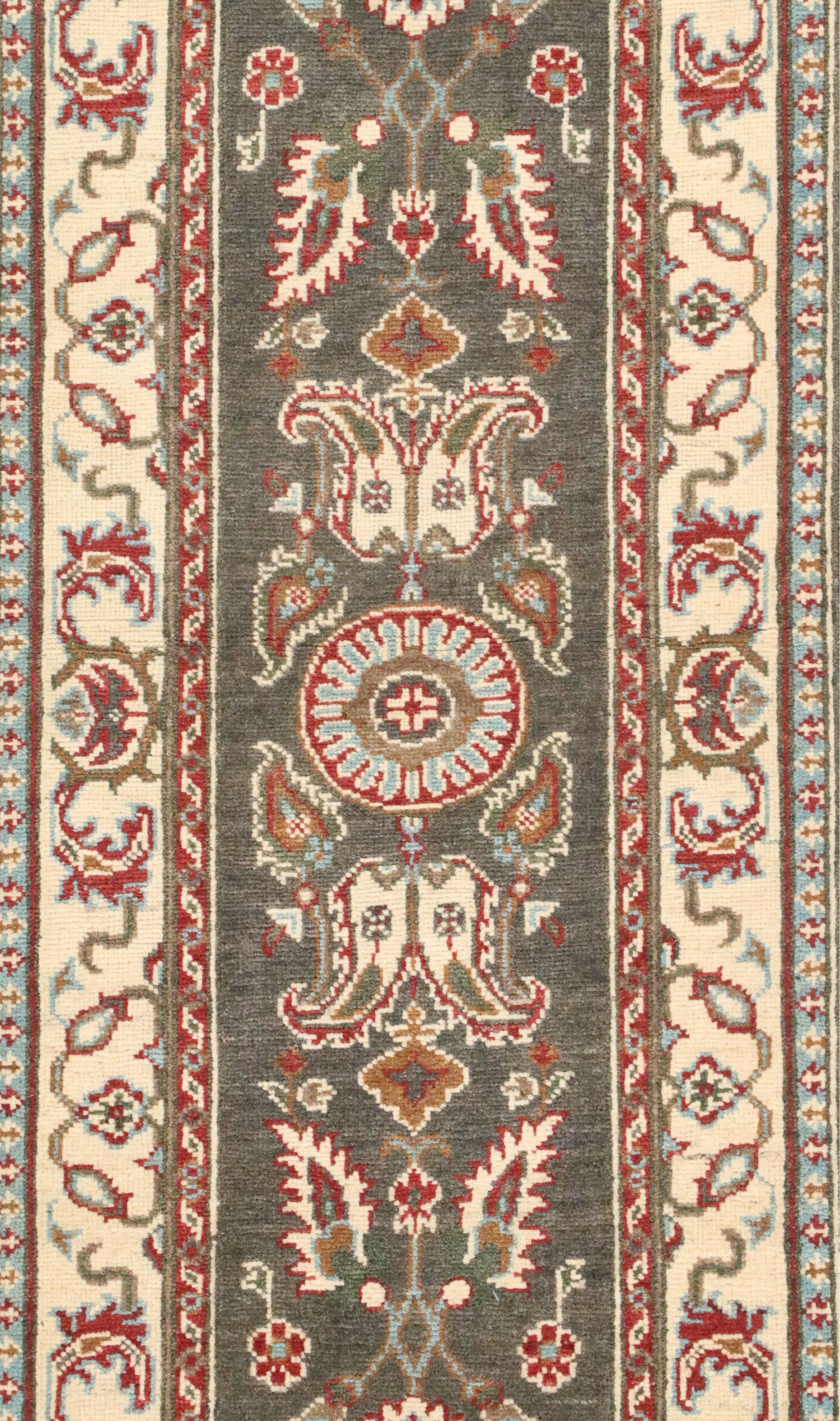 2'1 x 5'8 Hand-Knotted Indo-Persian Heriz Serapi Carpet Runner