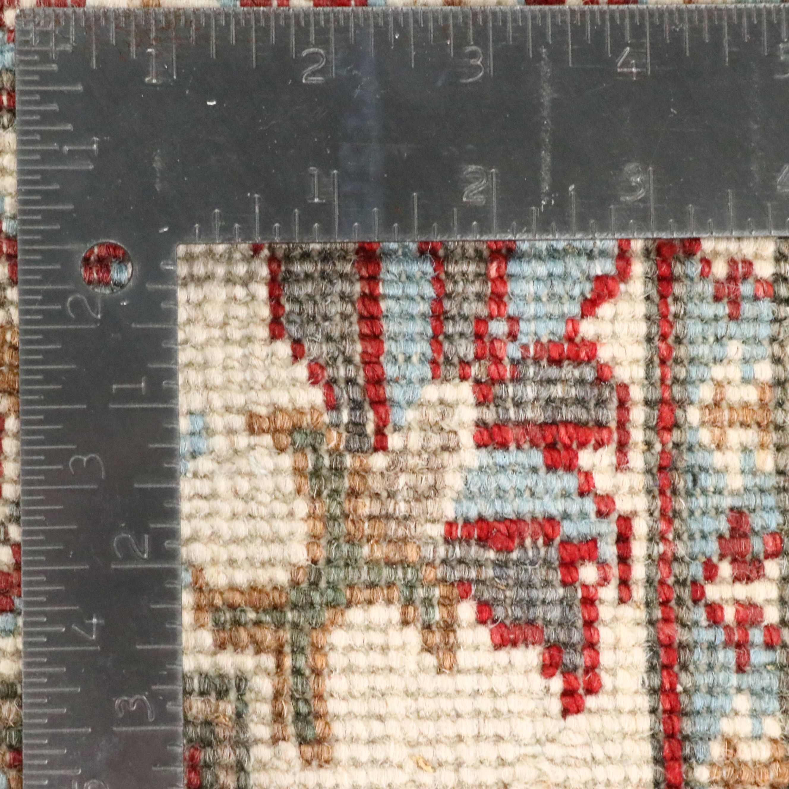 2'1 x 5'8 Hand-Knotted Indo-Persian Heriz Serapi Carpet Runner