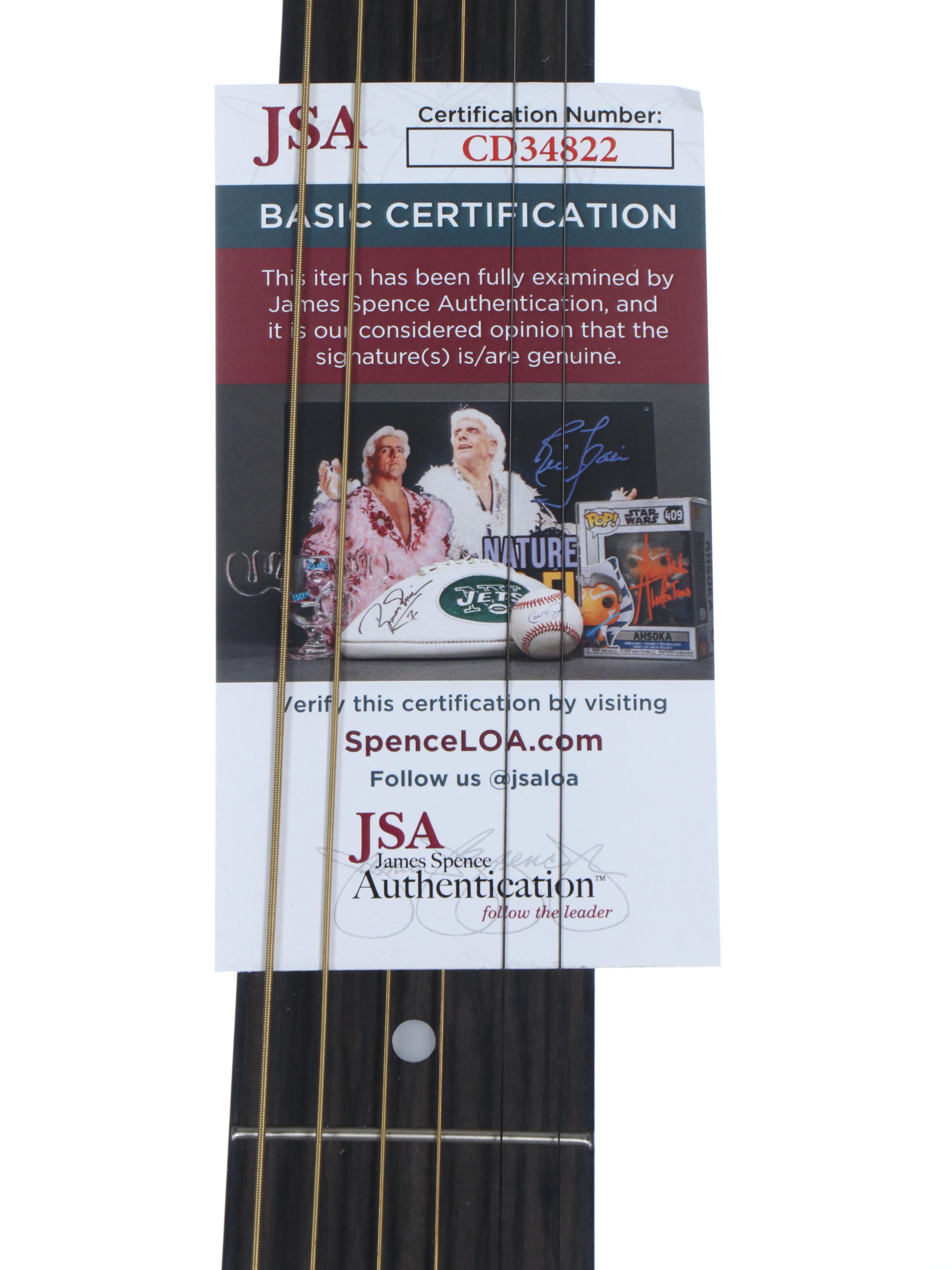 Taylor Swift Decal-Signed "The Eras Tour" Ashthorpe Acoustic Guitar, JSA