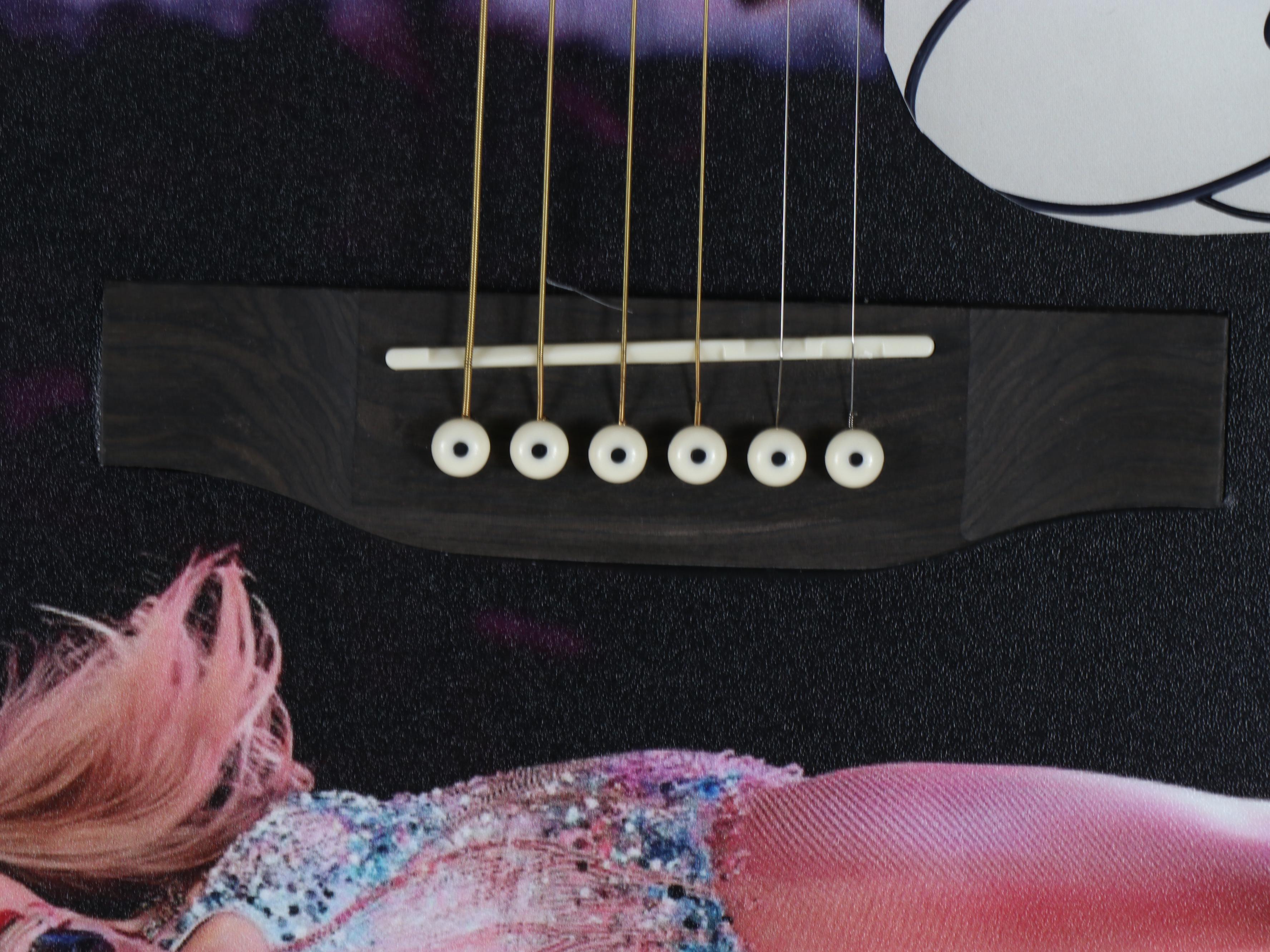 Taylor Swift Decal-Signed "The Eras Tour" Ashthorpe Acoustic Guitar, JSA