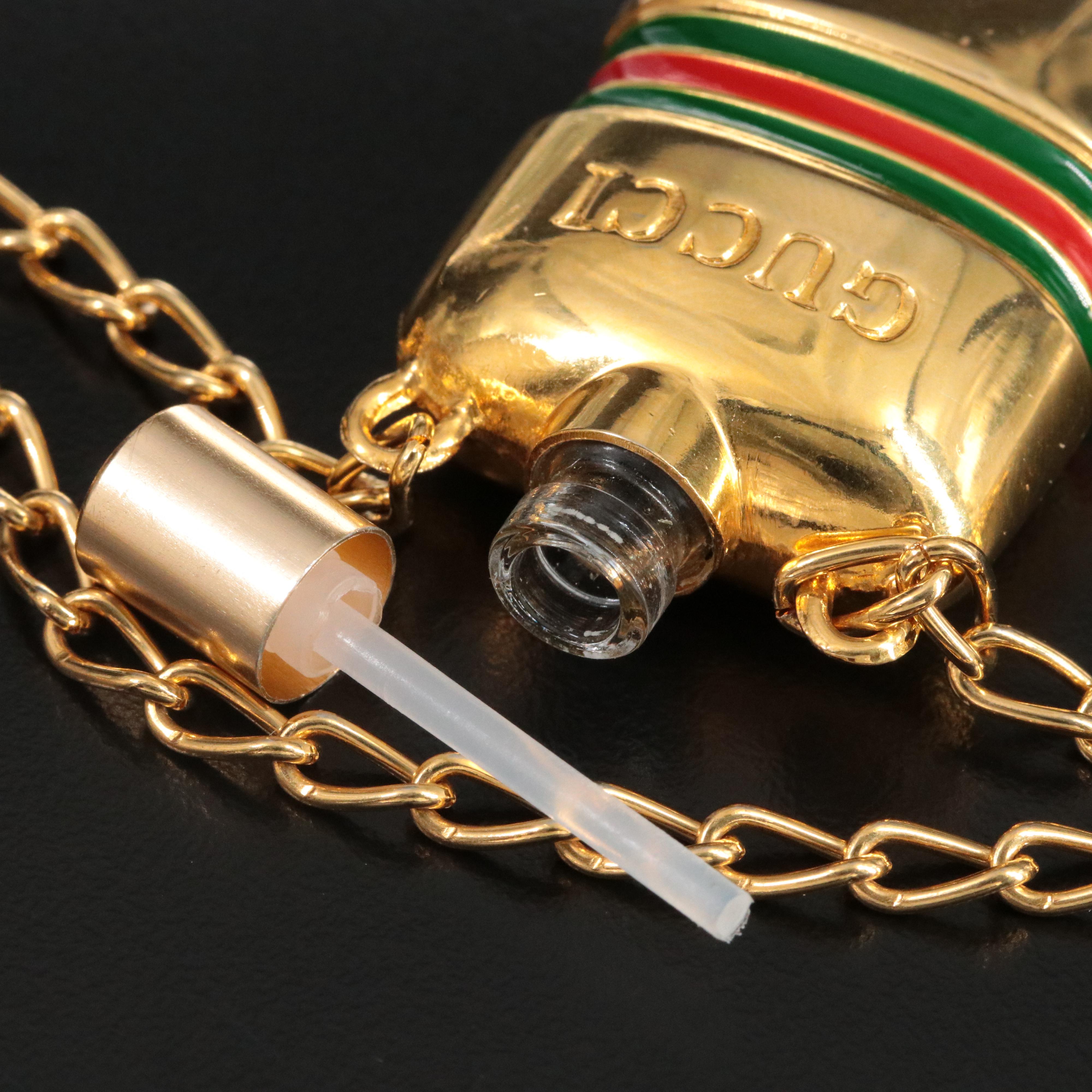 Gucci Perfume Bottle on a Chain