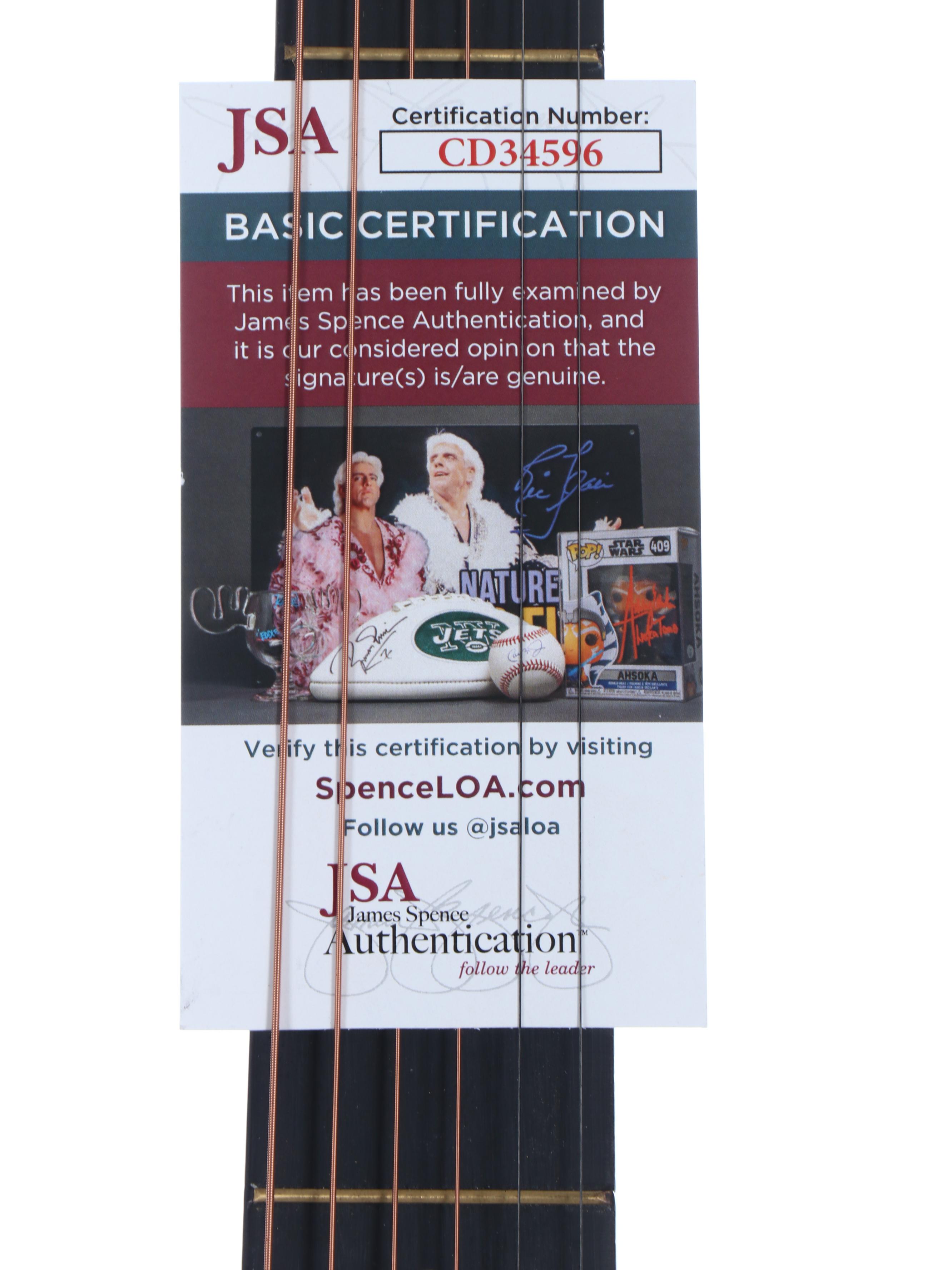 Taylor Swift Decal-Signed "The Eras Tour" Ashthorpe Acoustic Guitar, JSA