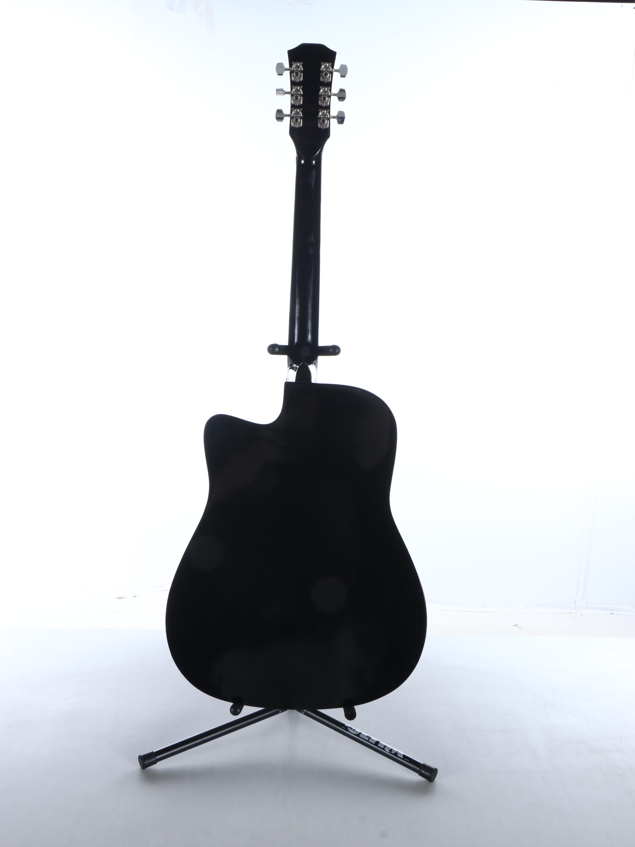 Taylor Swift Decal-Signed "The Eras Tour" Ashthorpe Acoustic Guitar, JSA