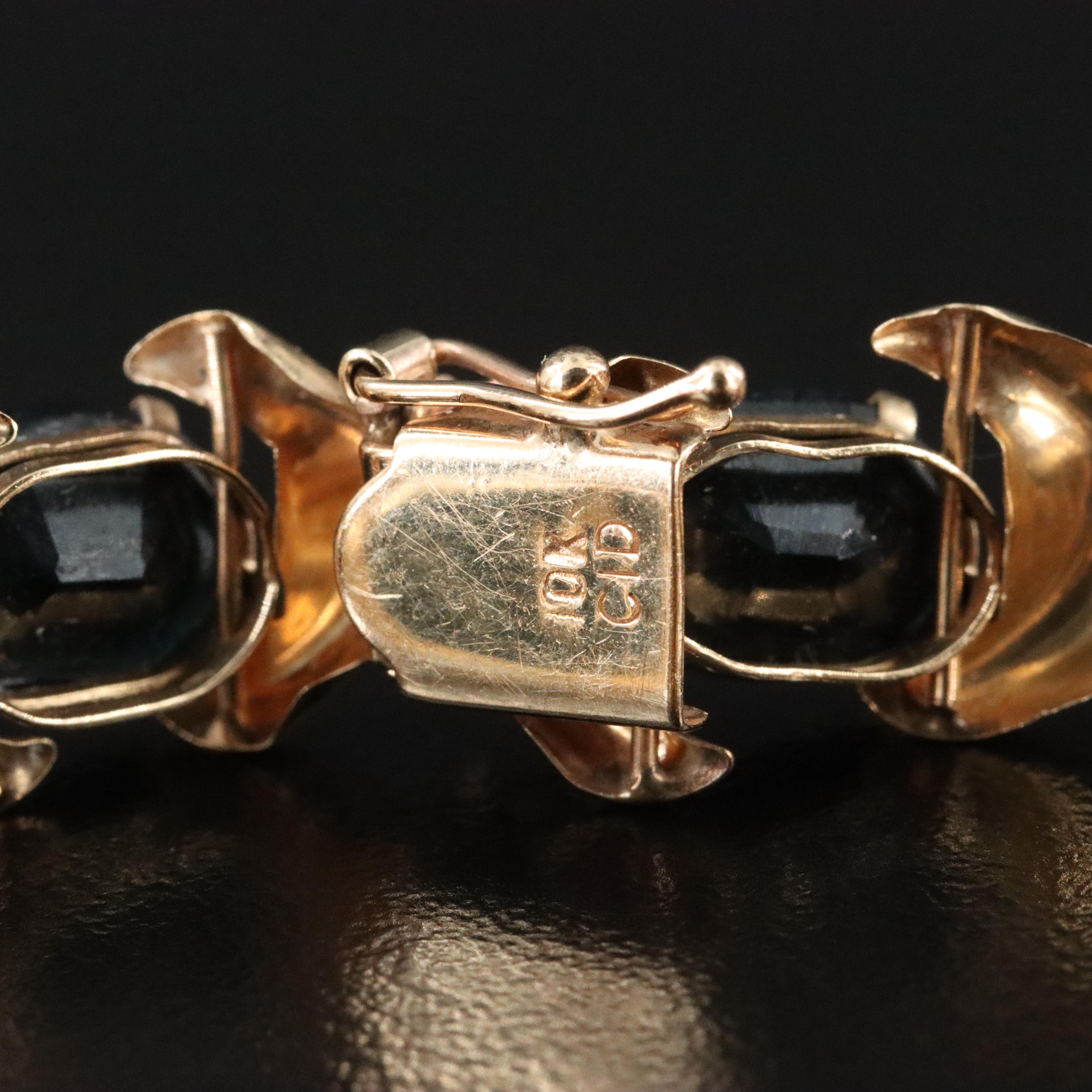 10K Sapphire Bracelet