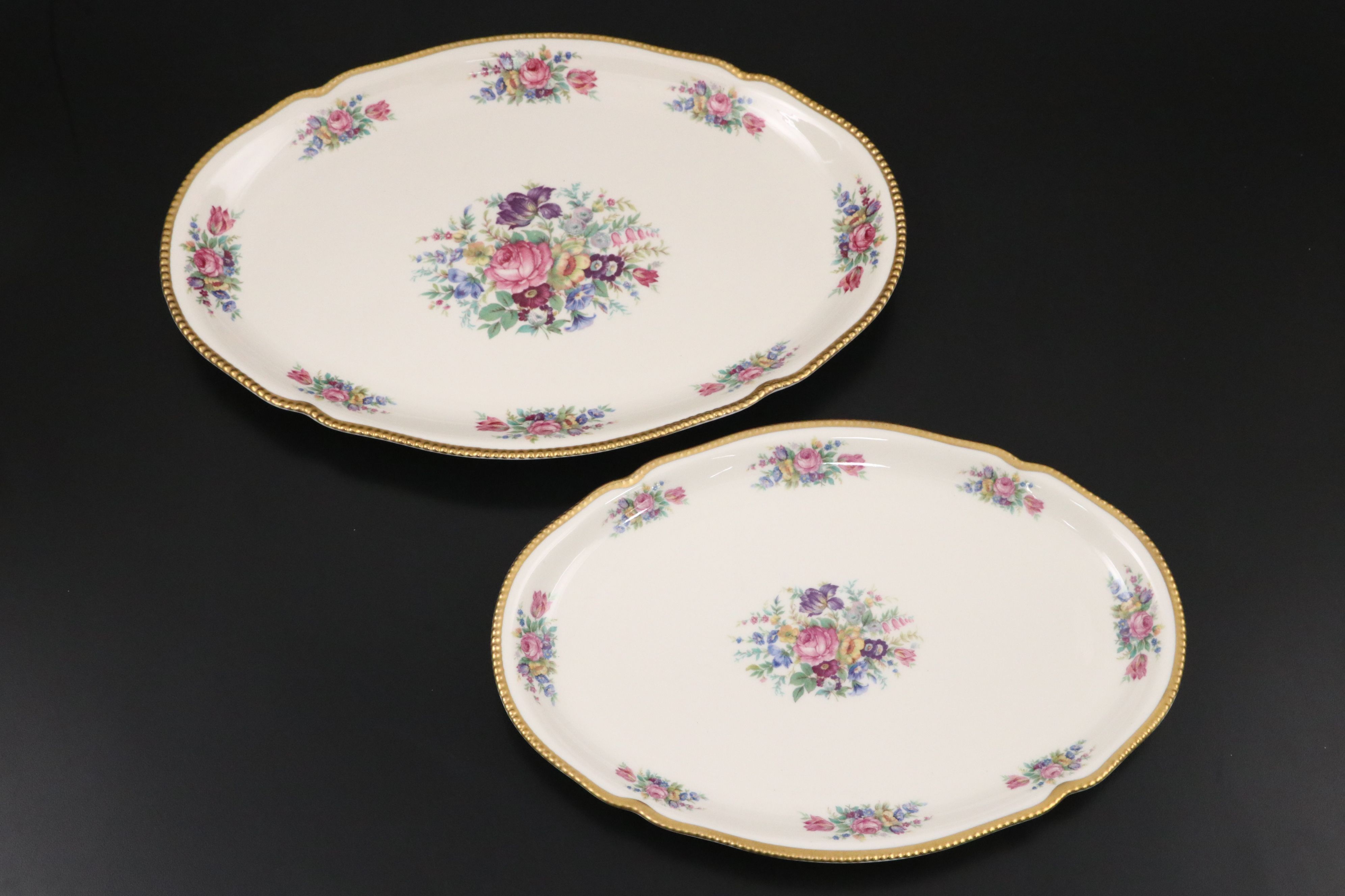 Castleton "Castleton Rose" Porcelain Tableware, Mid to Late 20th C.