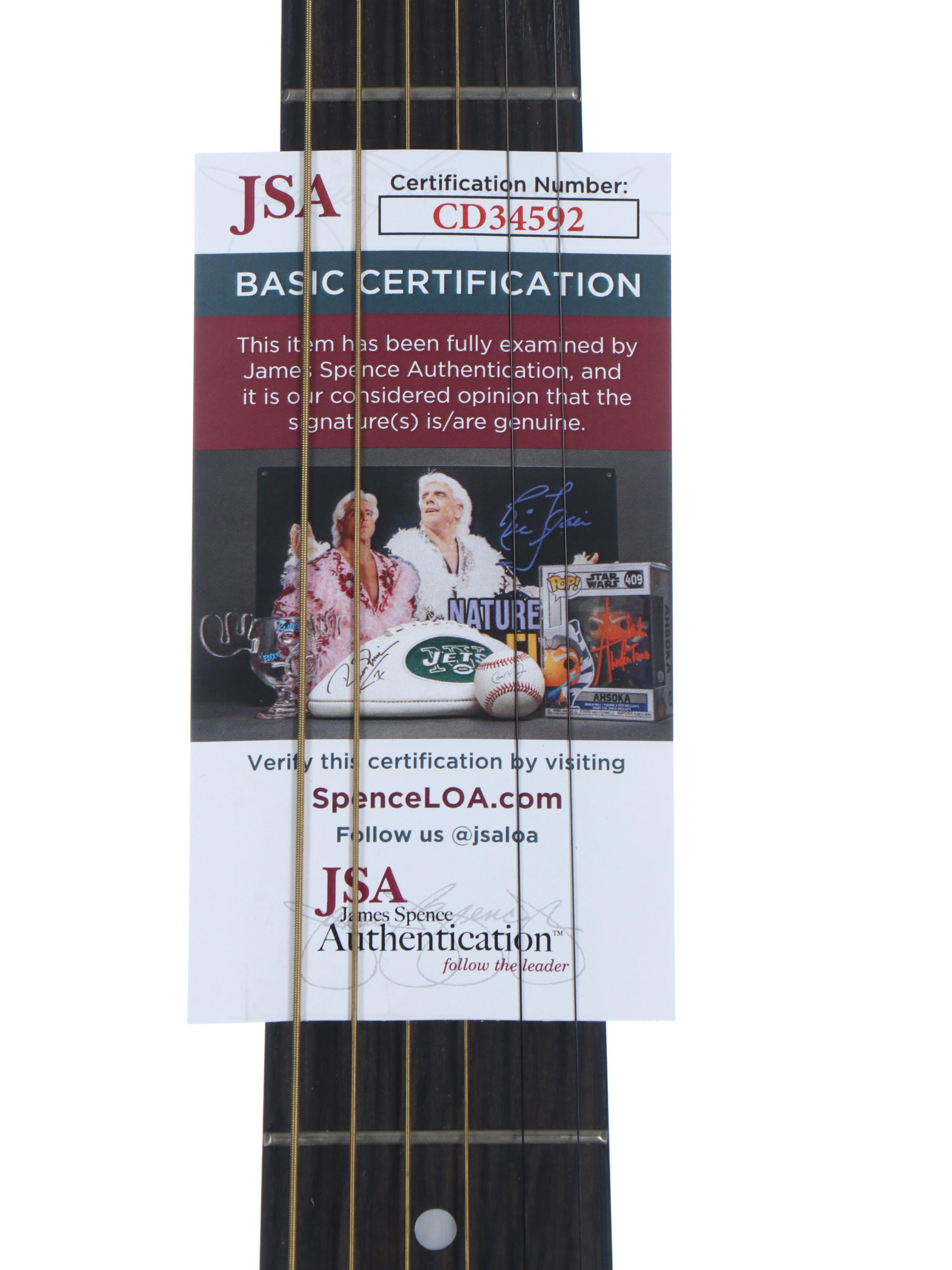 Taylor Swift Decal-Signed "The Eras Tour" Ashthorpe Acoustic Guitar, JSA