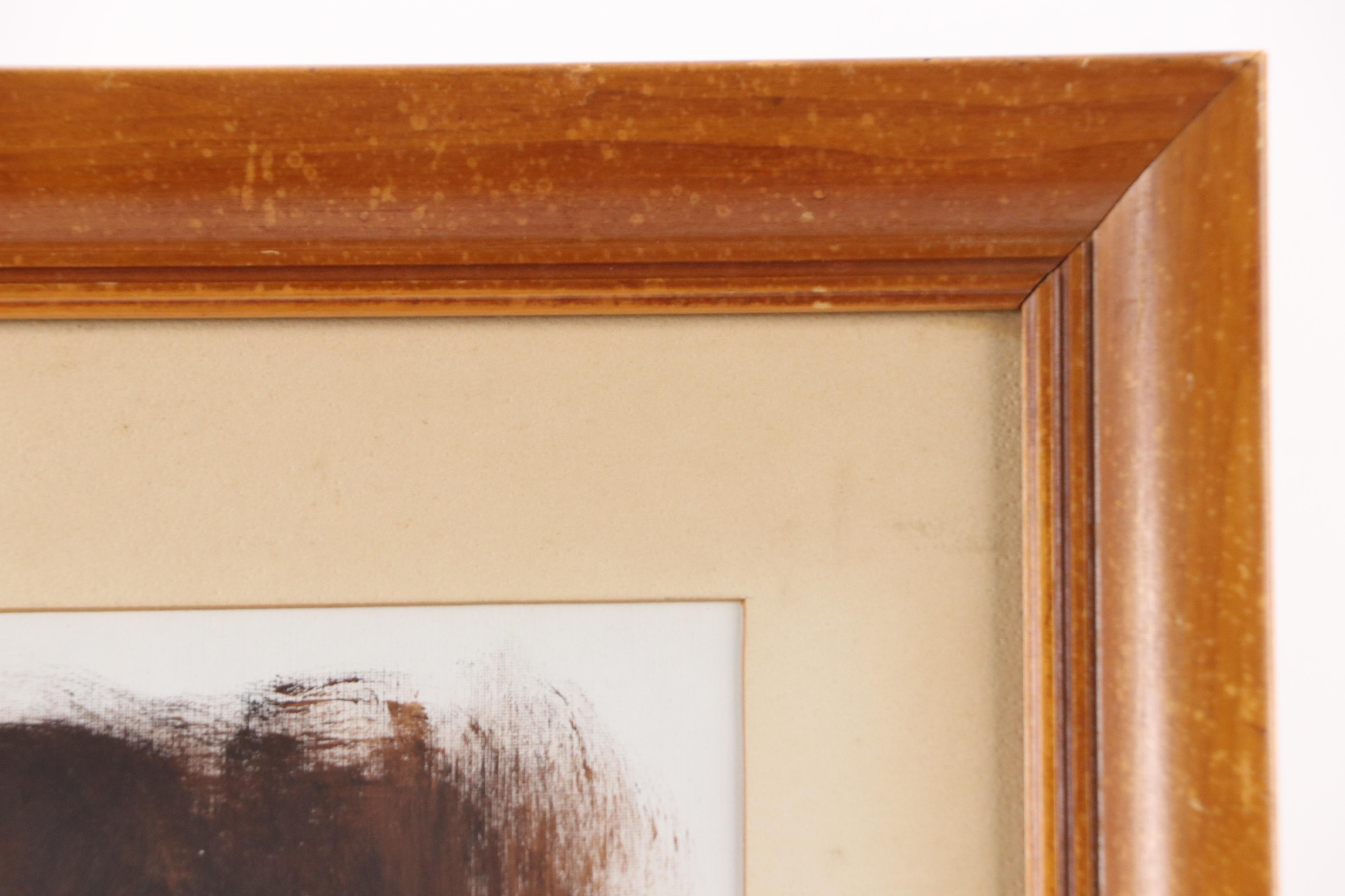 Oil Portrait of Cloaked Madonna