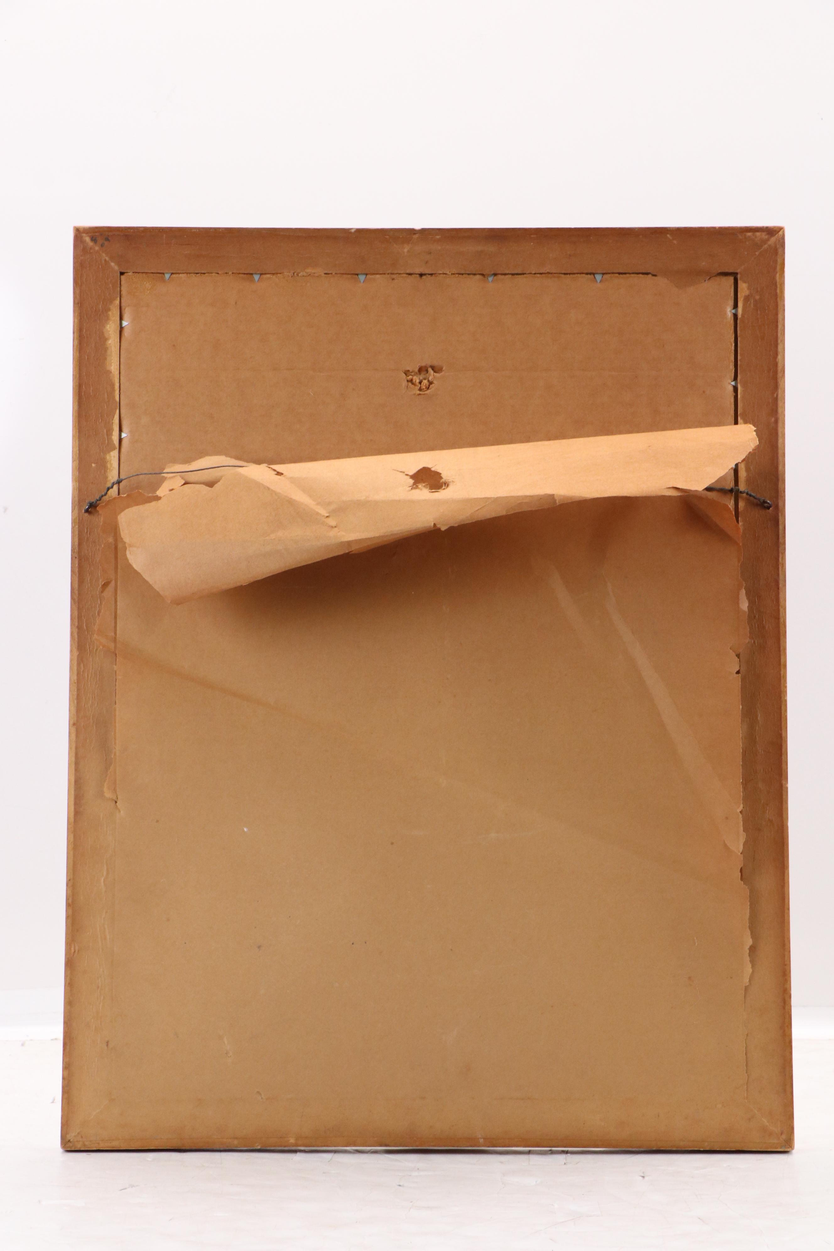 Oil Portrait of Cloaked Madonna