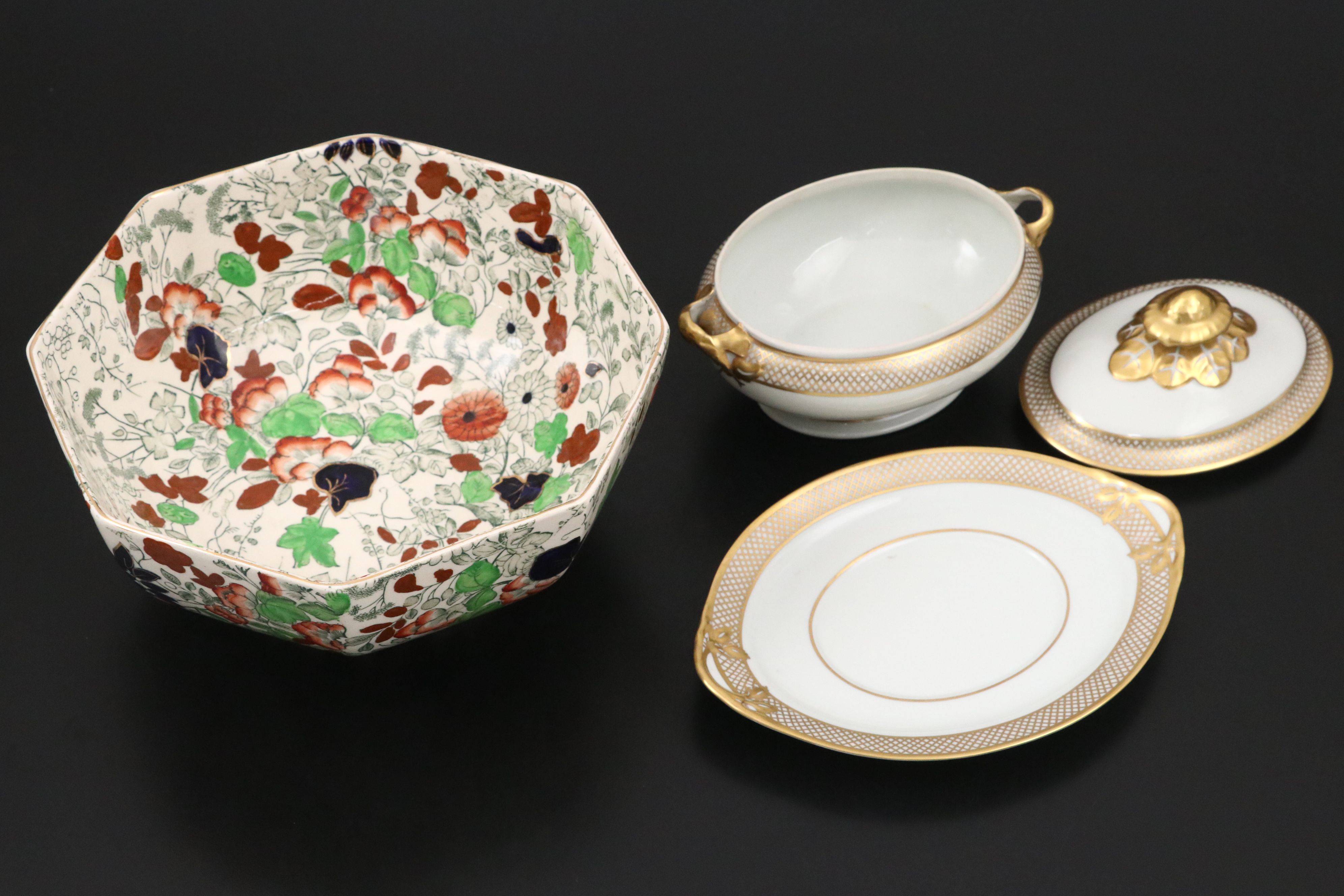 Royal Cauldron "Bittersweet" Bowl with Vista Alegre Sauce Tureen