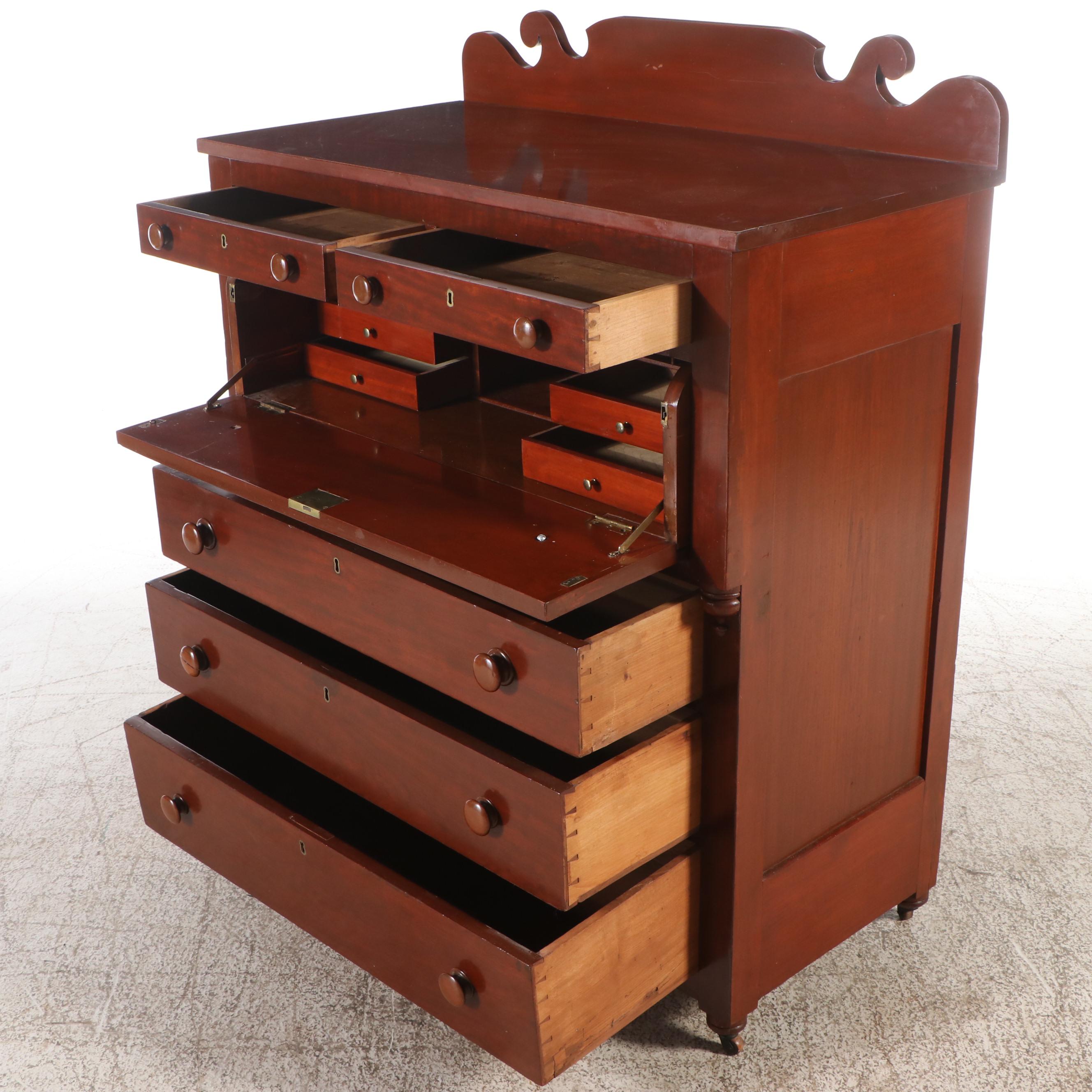 Cherry Butler's Desk, Early 19th Century