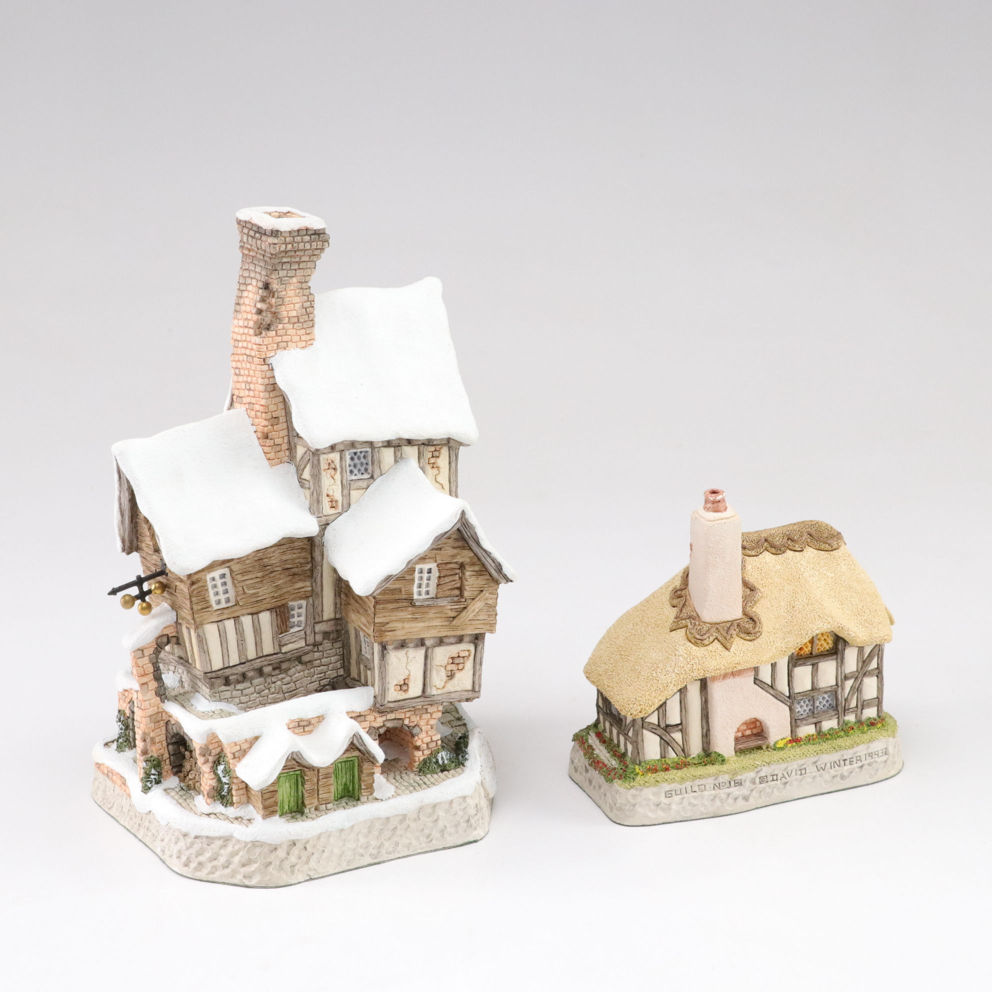 David Winter Cottages "Old Joe's Beetling Shop" and Other Miniatures