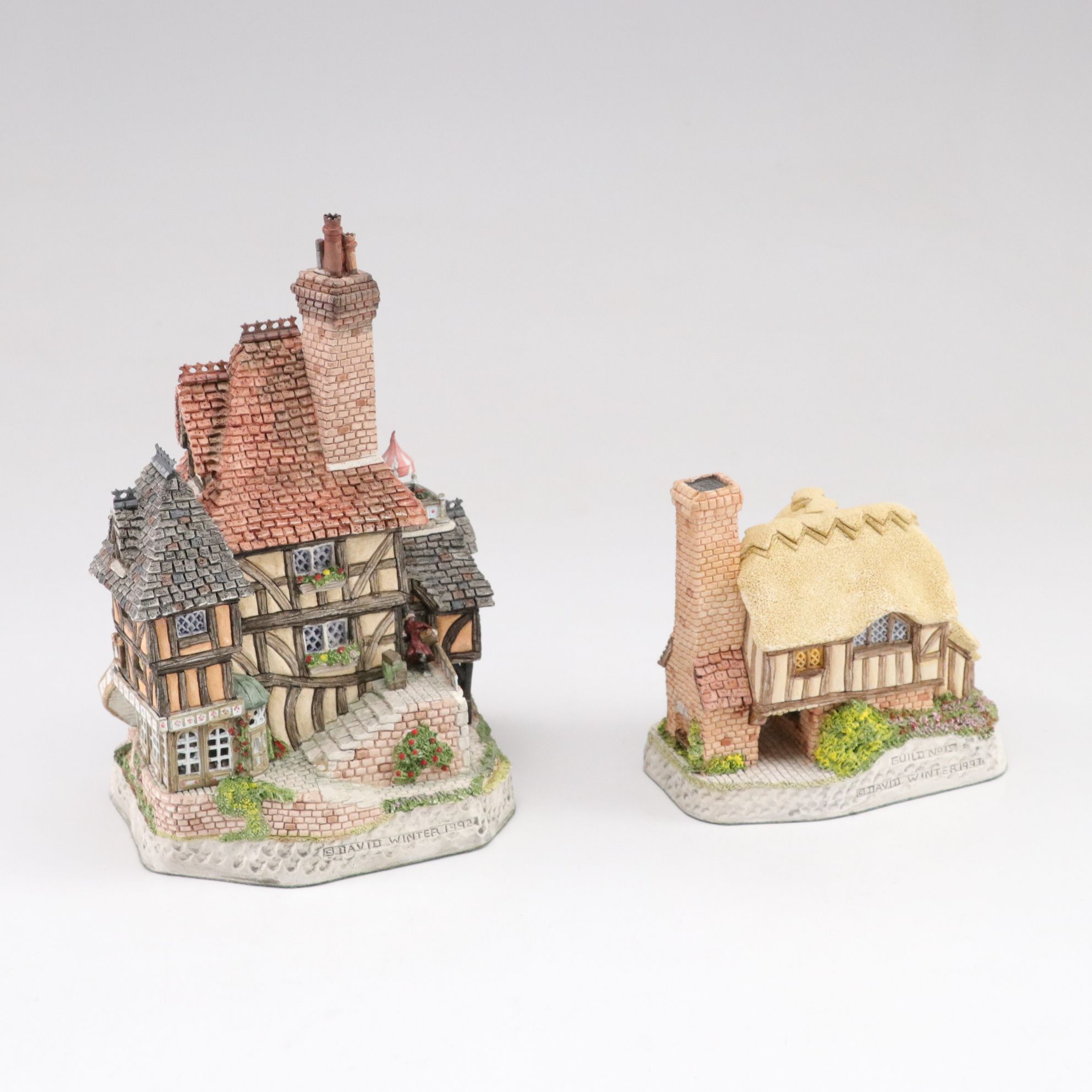 David Winter Cottages "Old Joe's Beetling Shop" and Other Miniatures