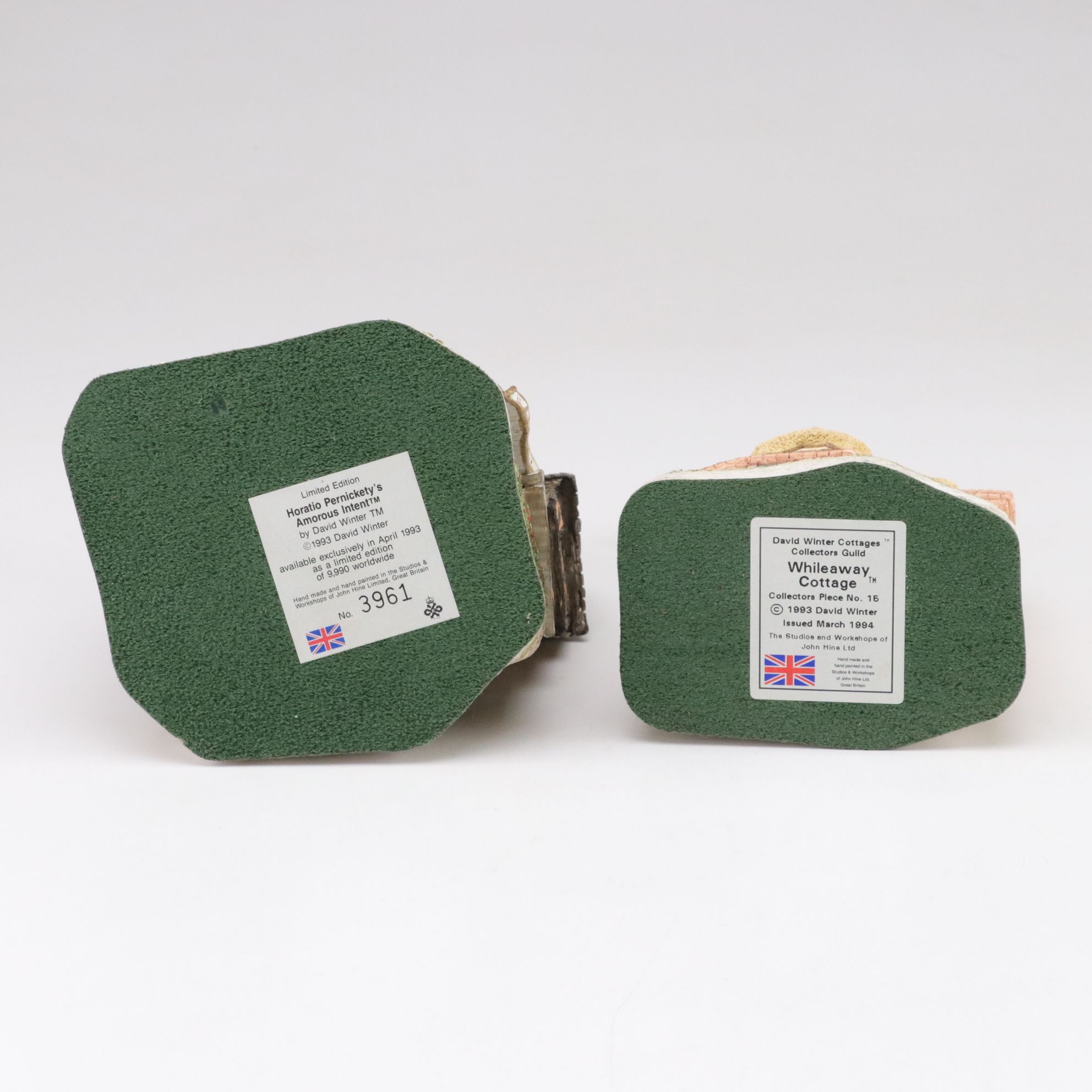 David Winter Cottages "Old Joe's Beetling Shop" and Other Miniatures