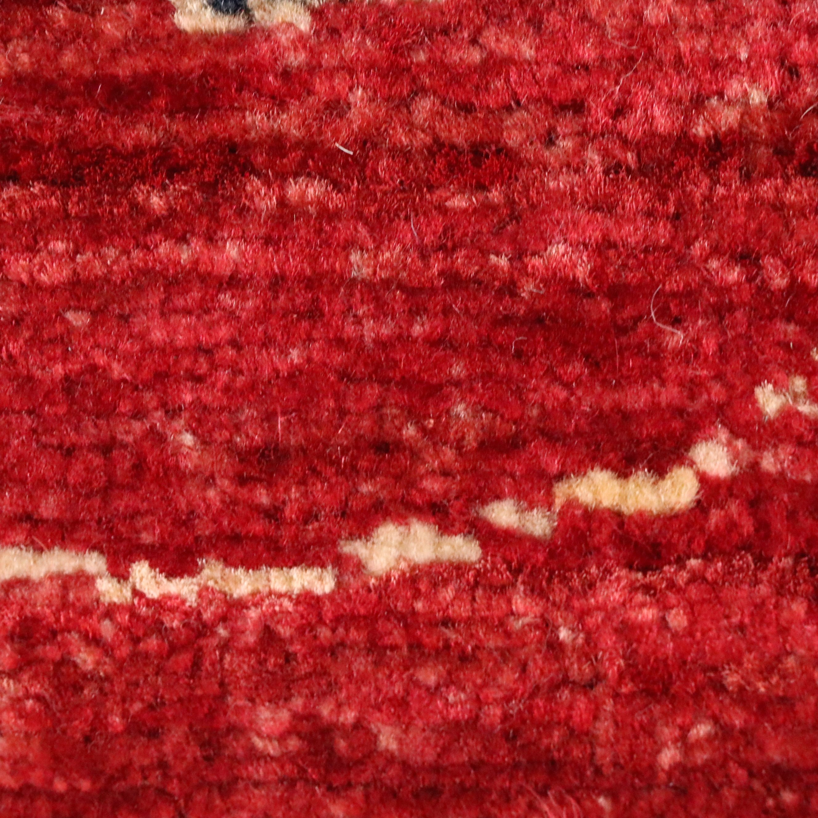 2' x 3' Hand-Knotted Afghan Kazak Accent Rug