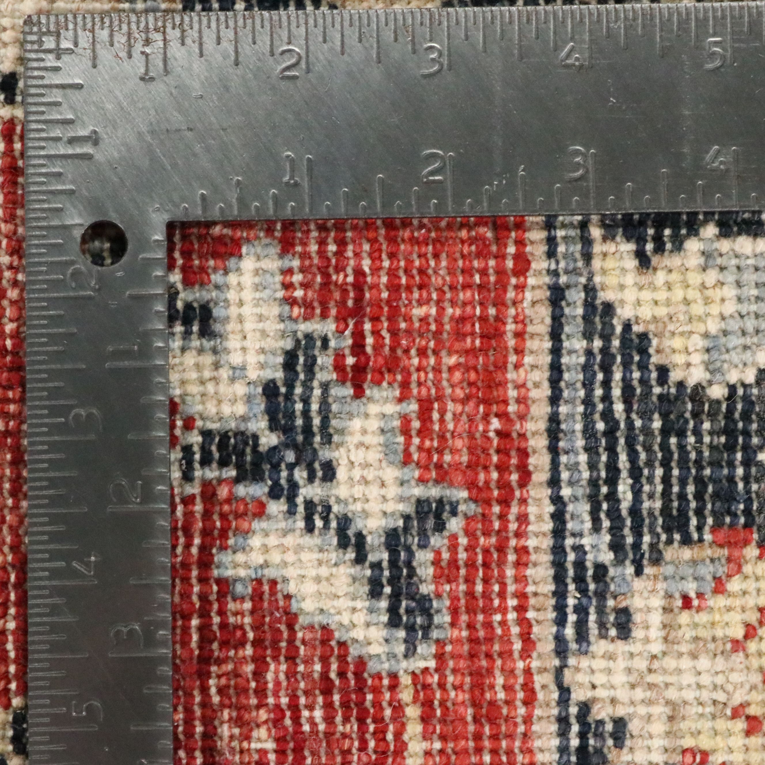 2' x 3' Hand-Knotted Afghan Kazak Accent Rug