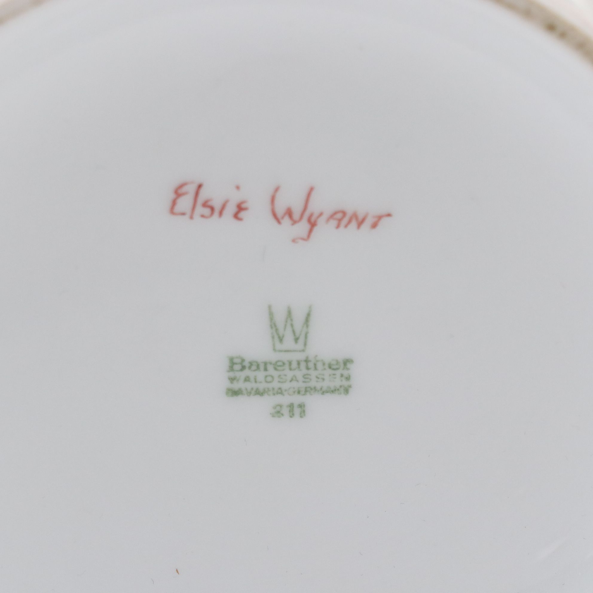 Anchor Hocking Pink Depression Glass, Bareuther Porcelain Vase and Milk Glass