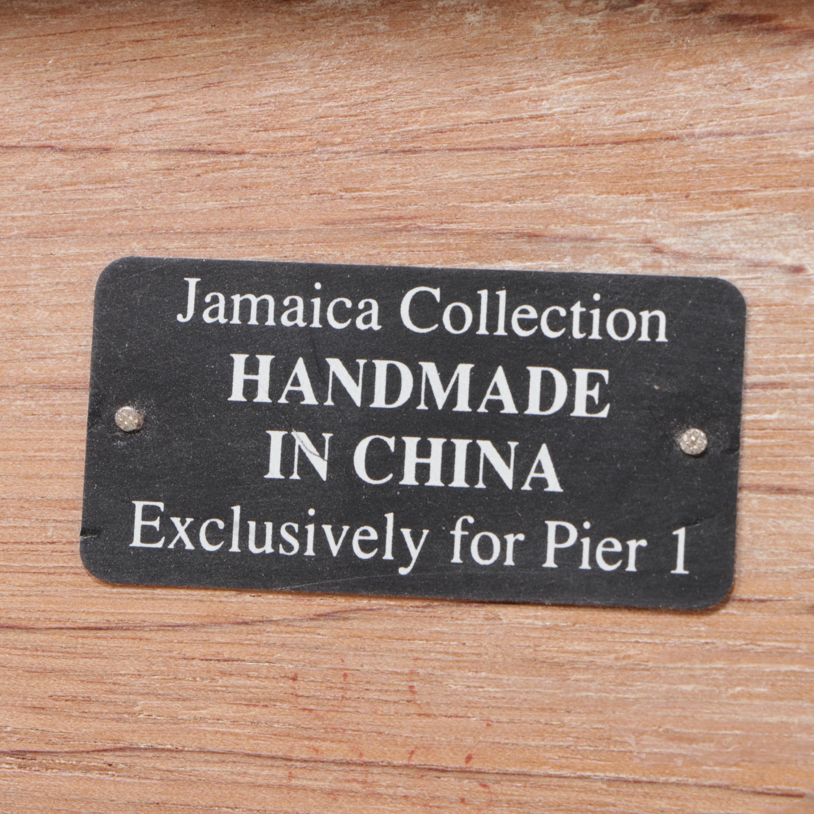 Pier 1 "Jamaica Collection" Painted Wicker Nightstand and Chests