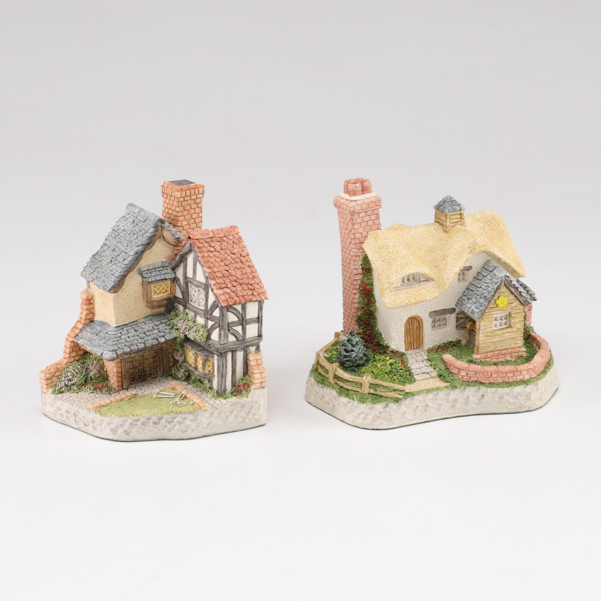 David Winter "The Flower Shop" with Christmas Ornaments & More Cottages
