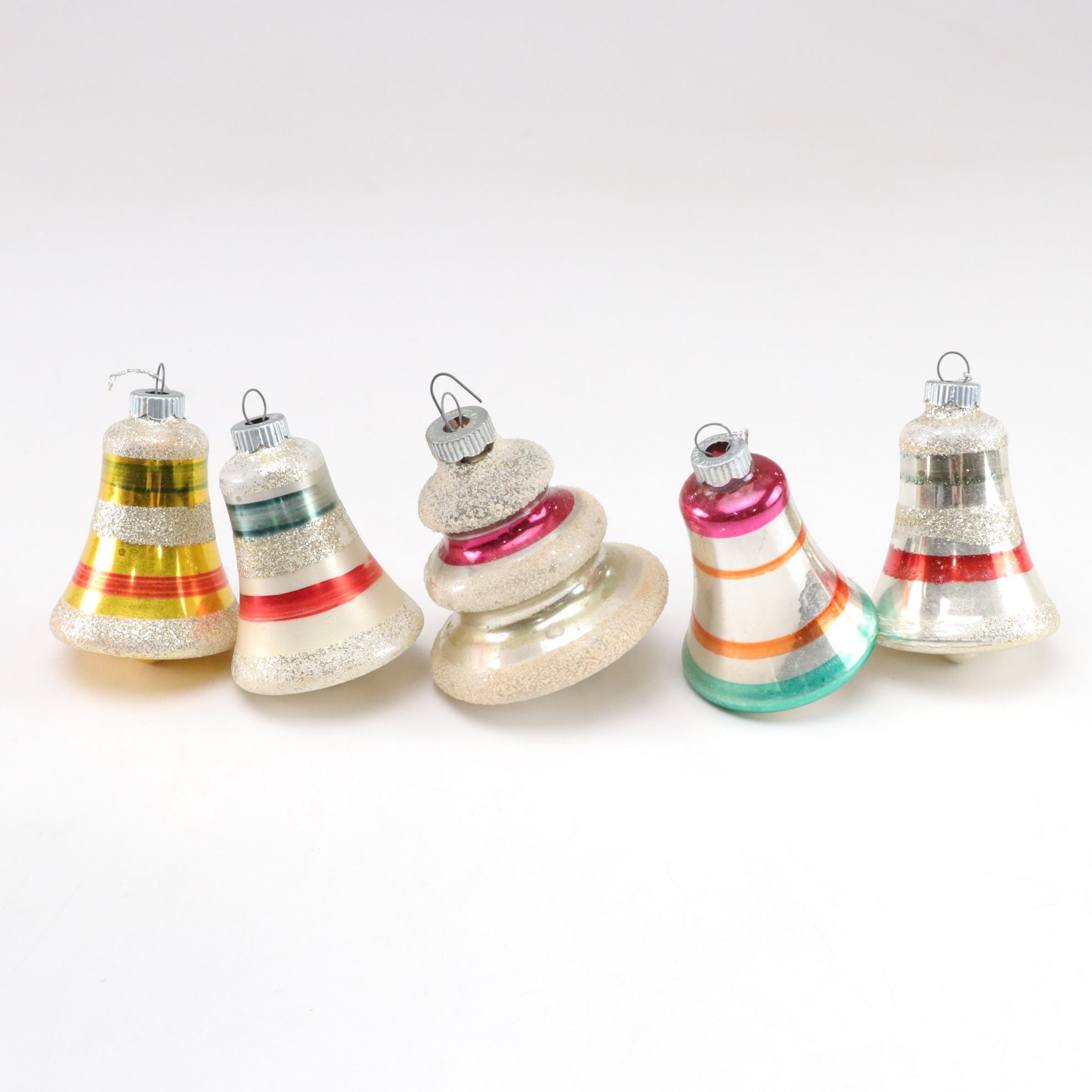 Shiny Brite and Other Christmas Ornament Collection Features Many Bell Shapes