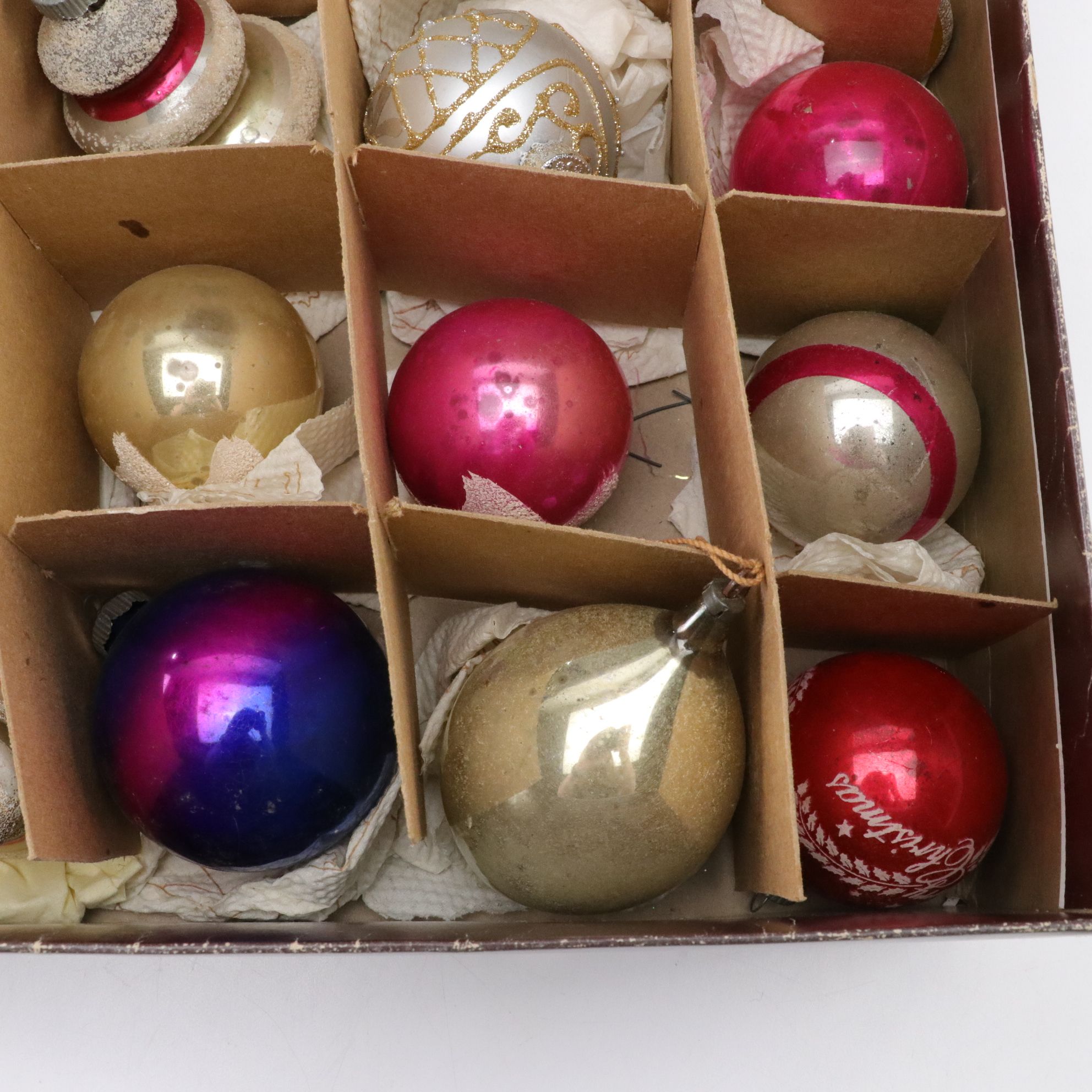 Shiny Brite and Other Christmas Ornament Collection Features Many Bell Shapes