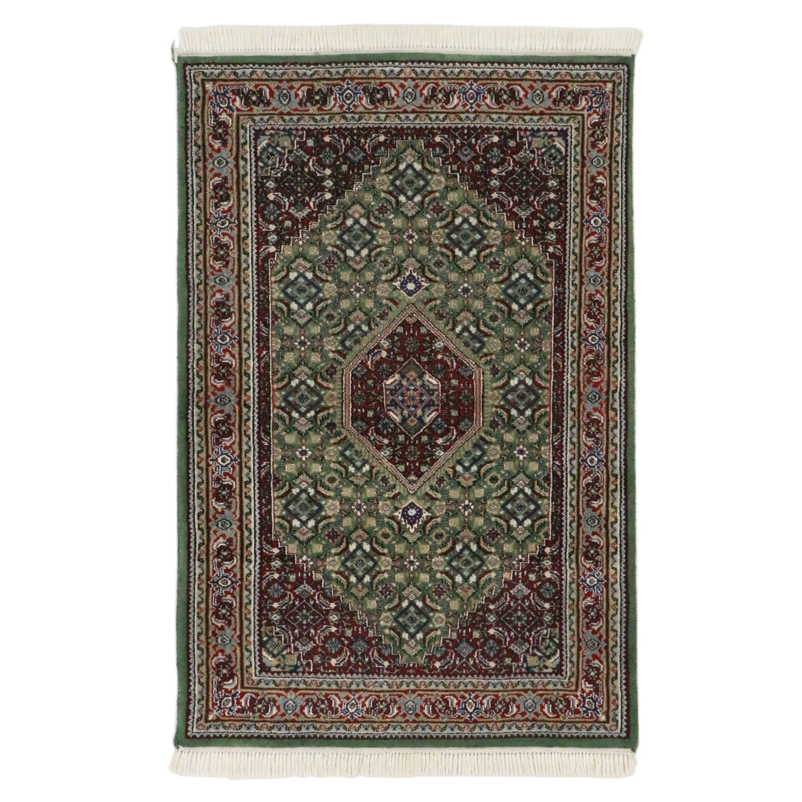 4' x 6'6 Hand-Knotted Sino-Persian Bijar Area Rug