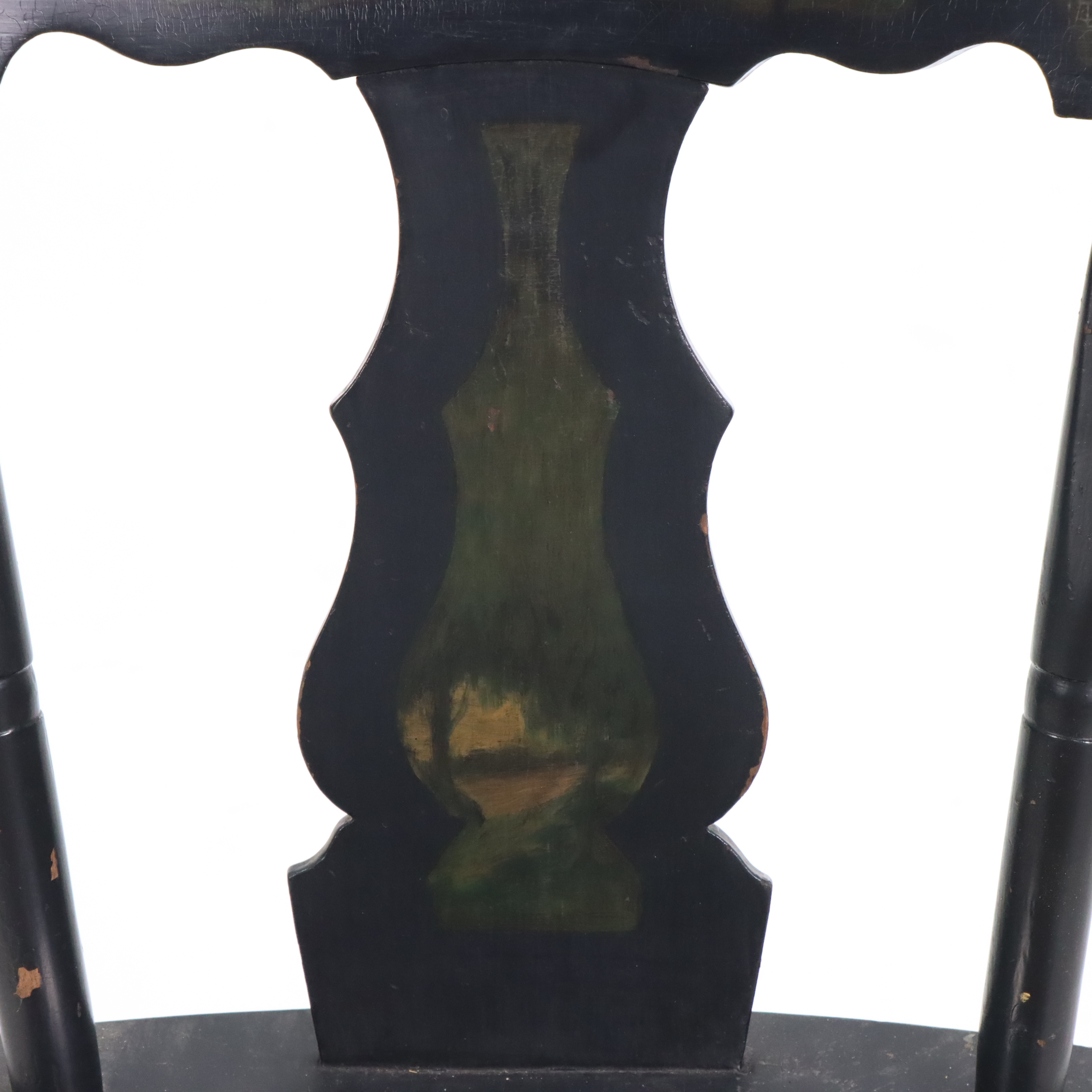 American Colonial Style Painted Side Chair