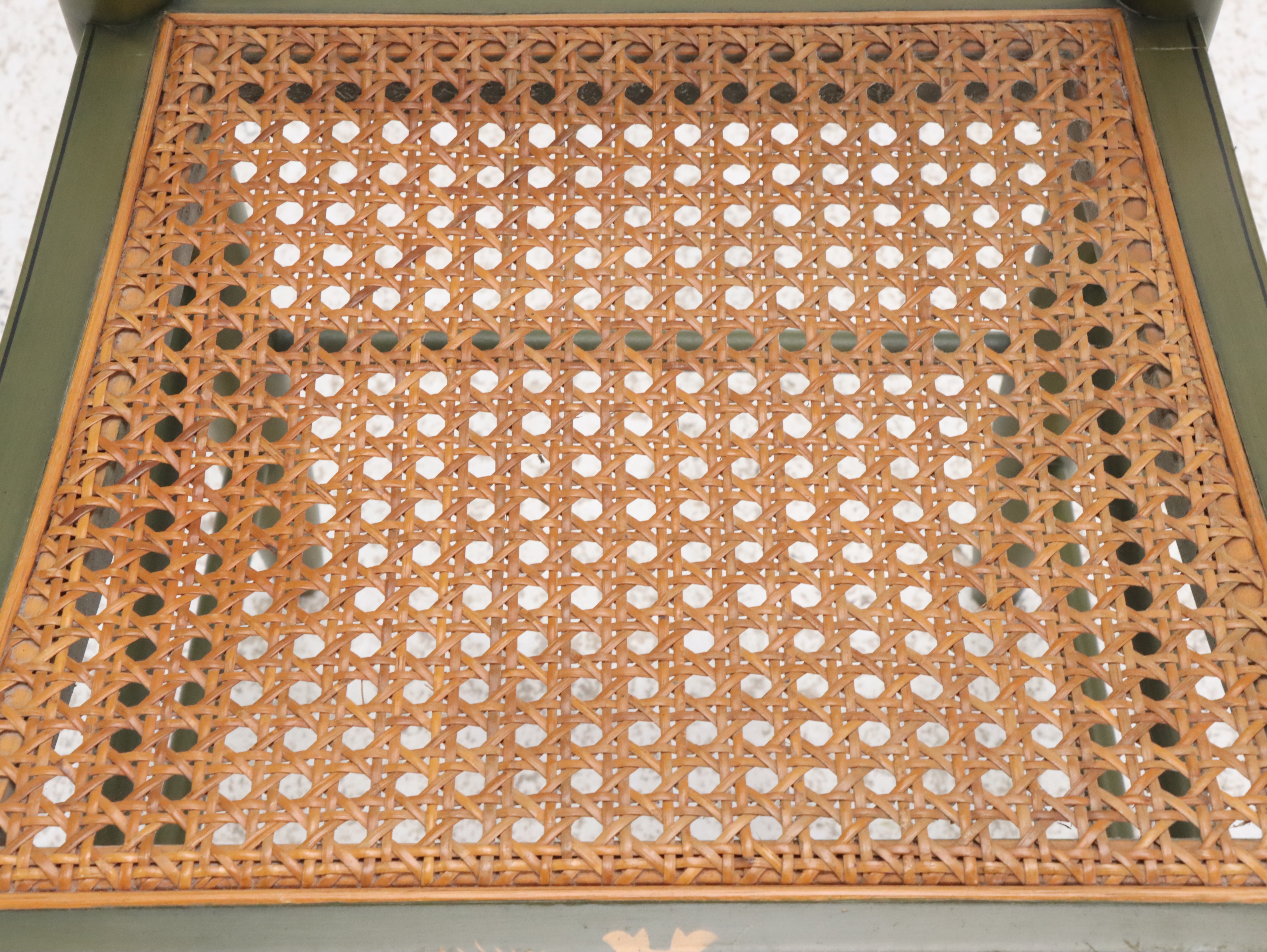 L. Hitchcock Painted Green Side Chairs Including "Jackson's Hermitage" with More