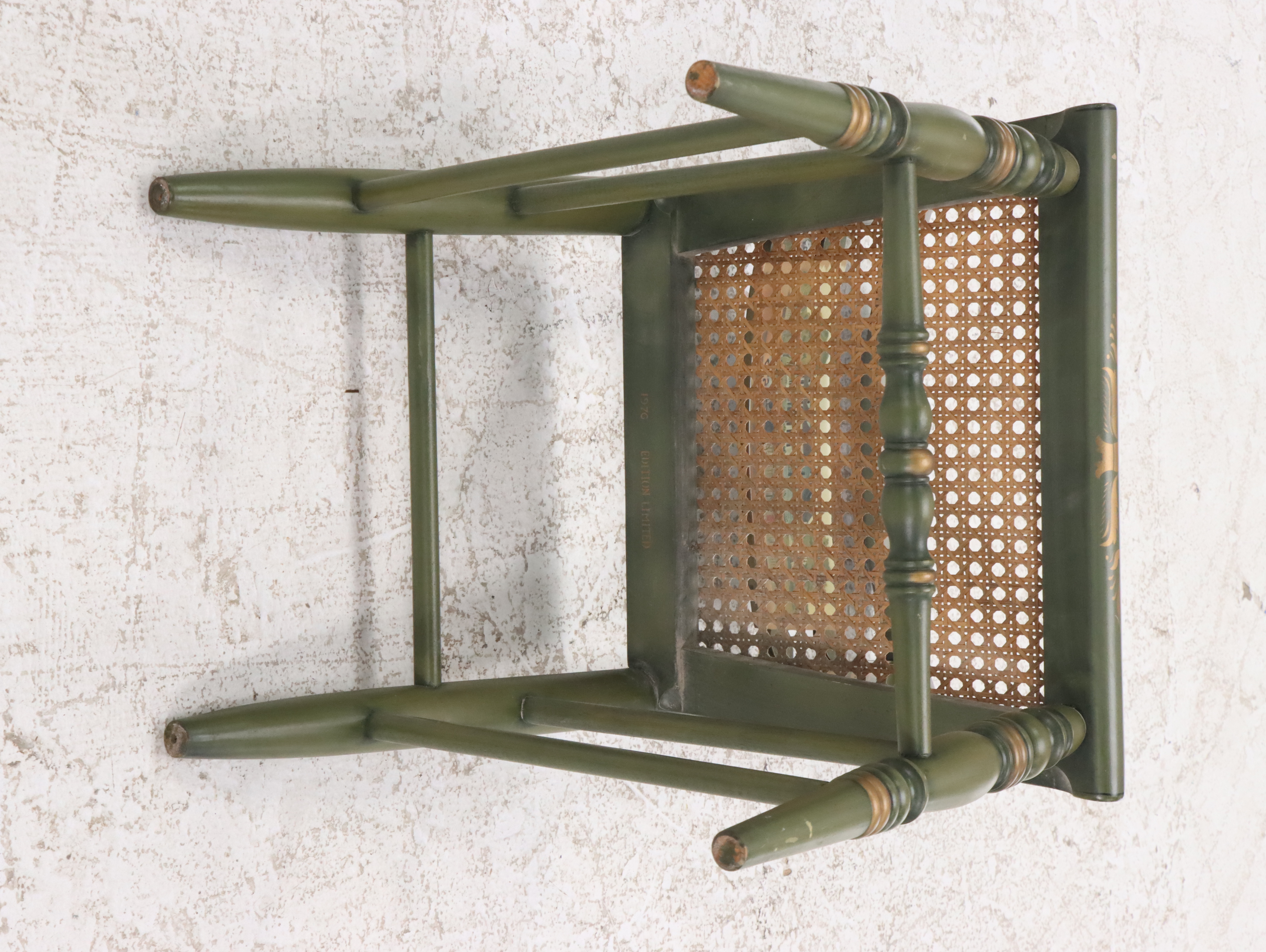 L. Hitchcock Painted Green Side Chairs Including "Jackson's Hermitage" with More