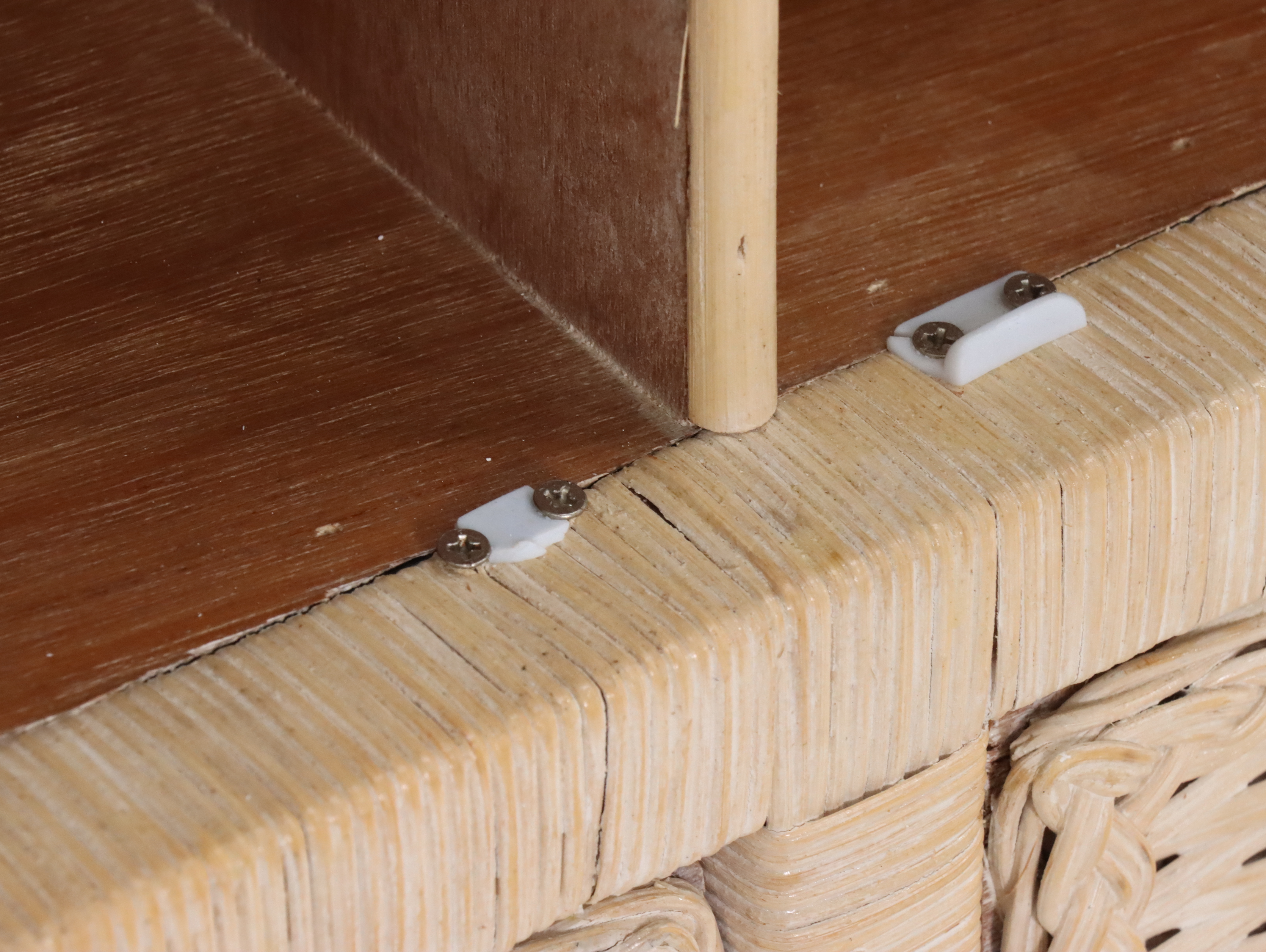 Pier 1 Jamaica Collection Wicker Rattan Armoire