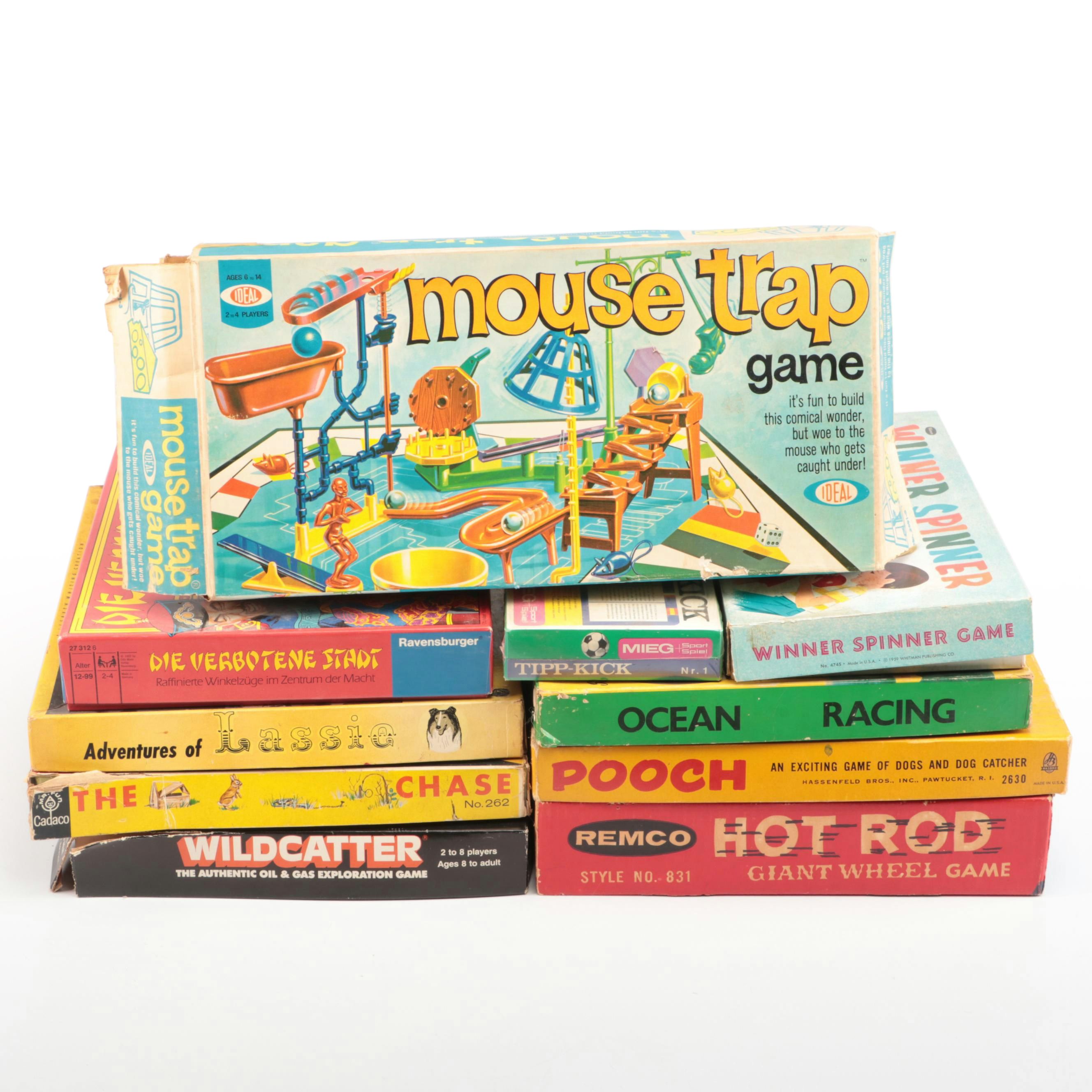 "Hot Rod", "The Chase", "Mouse Trap", and More Board Games