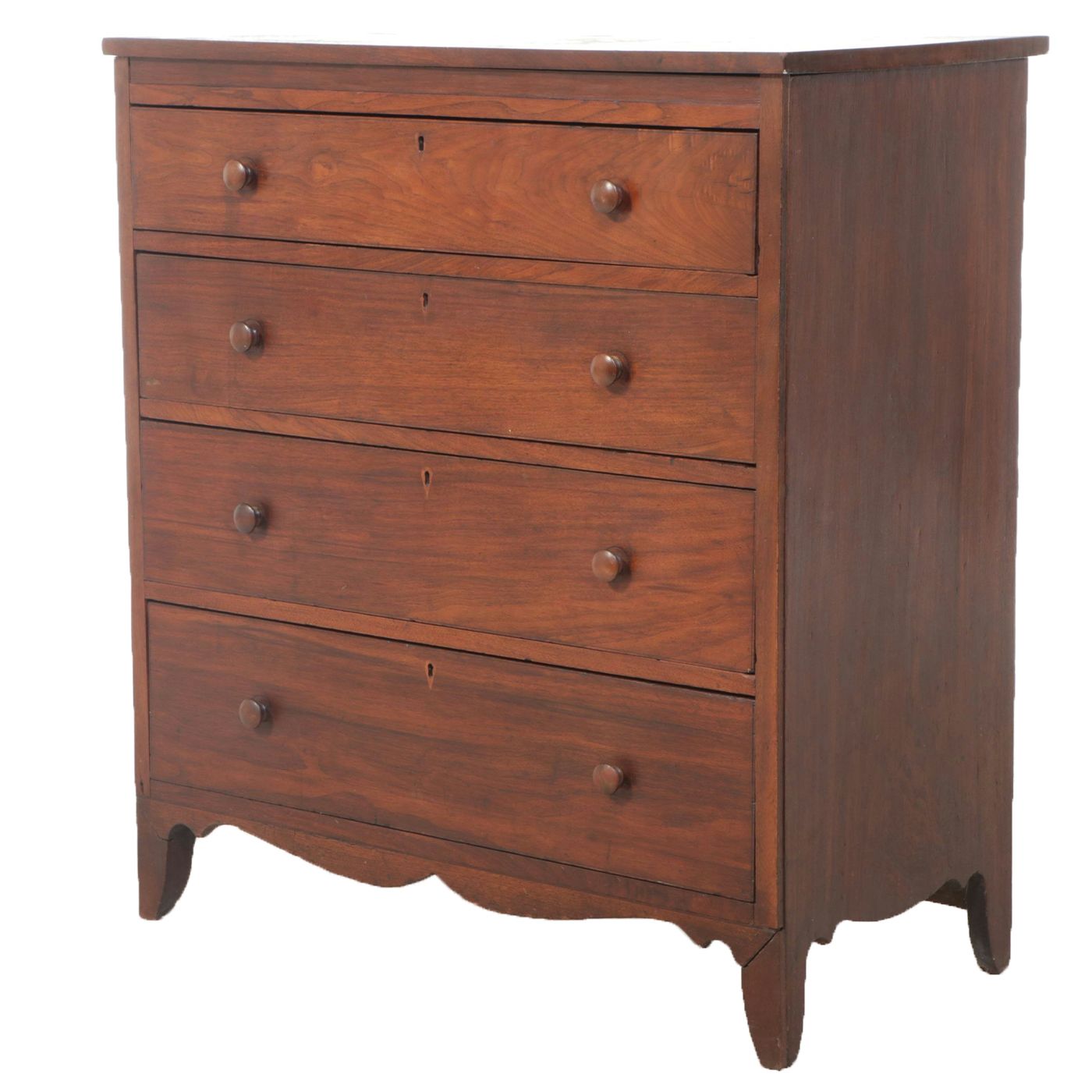 Federal Style Walnut Chest of Drawers, Early 19th Century