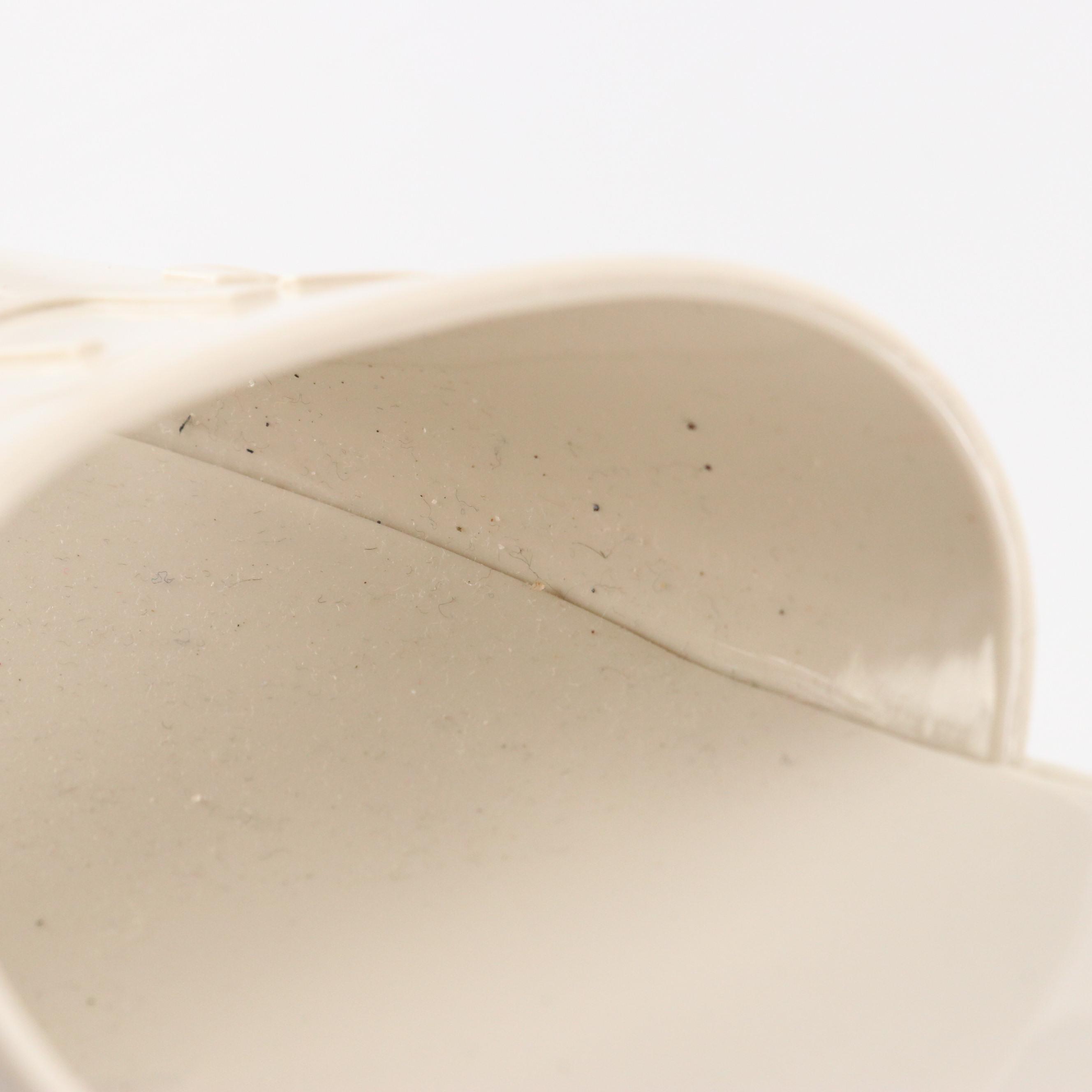 Gucci Logo Platform Slide Sandals in Porcelain Rubber