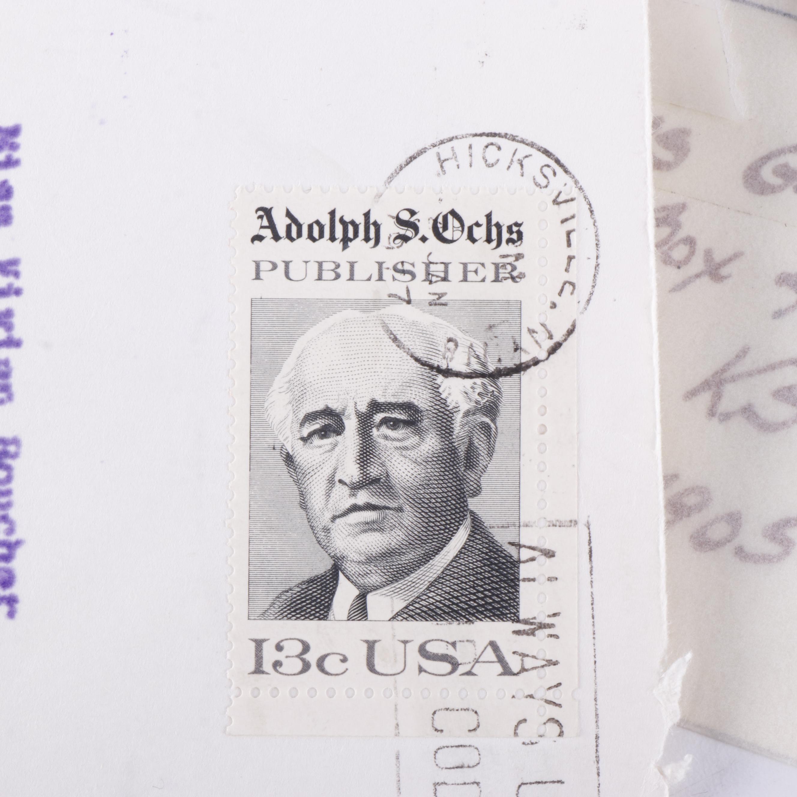 Group of U.S. Postal Covers, FDC, Postcards, Vintage Stamps and More