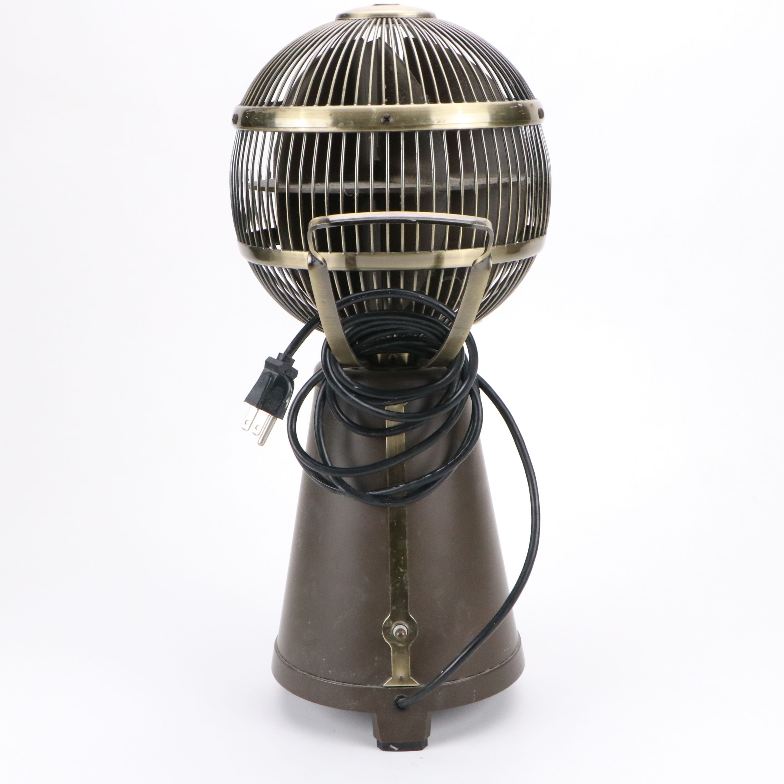 Fanimation Fargo Art Deco Style Orbital Desktop Fan, 21st Century