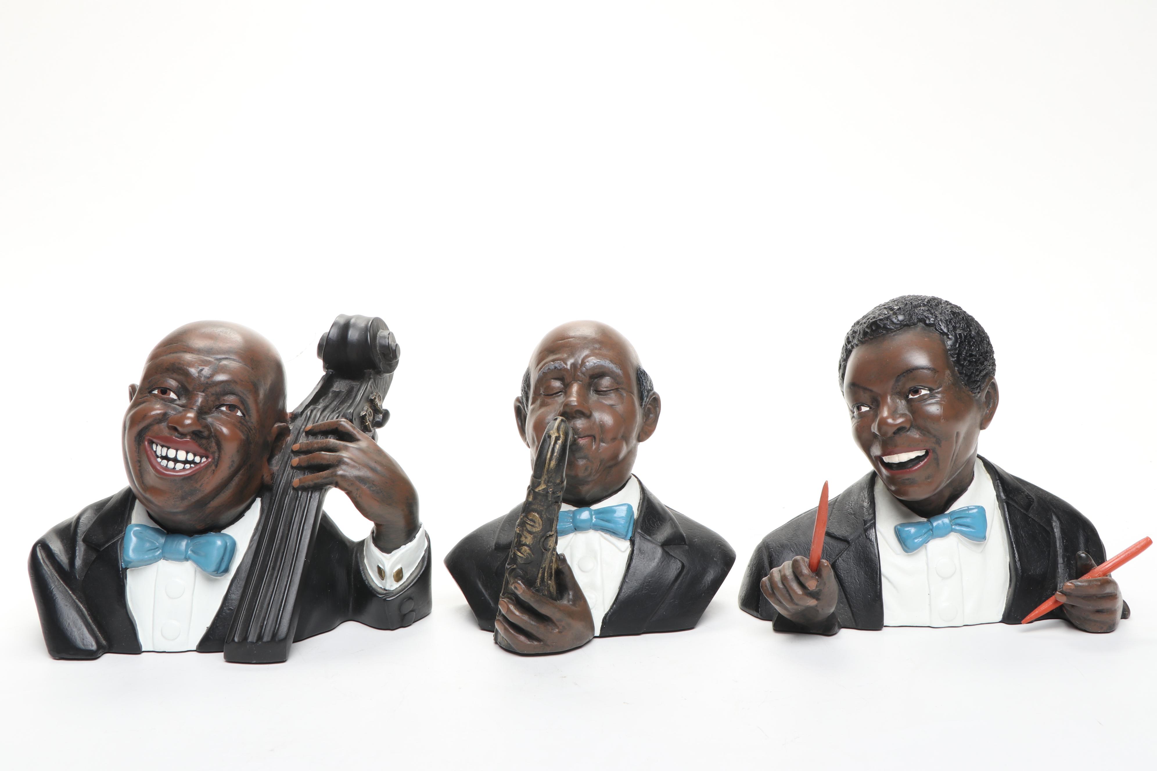 Enesco "All That Jazz" Figurines, Late 20th Century