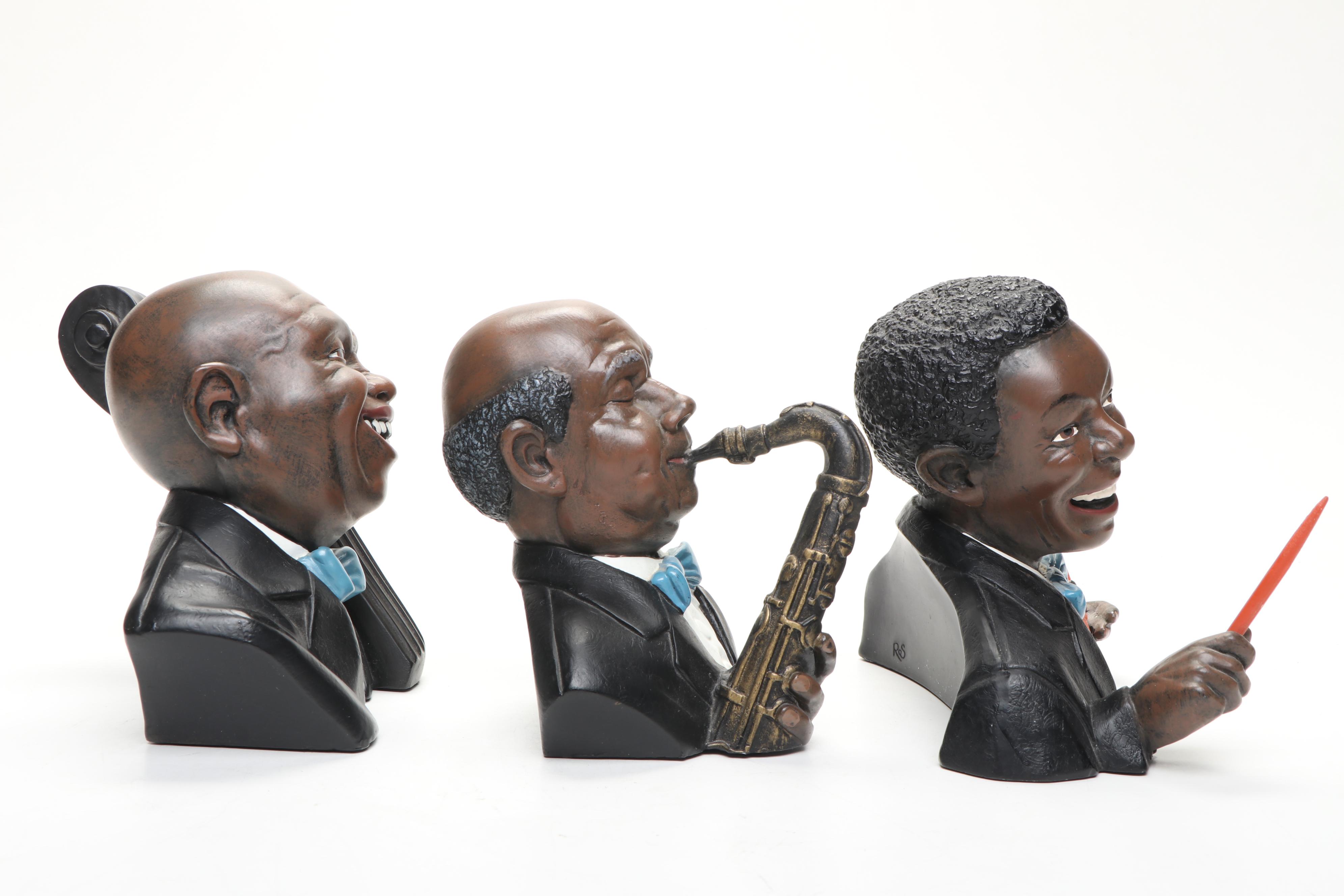 Enesco "All That Jazz" Figurines, Late 20th Century