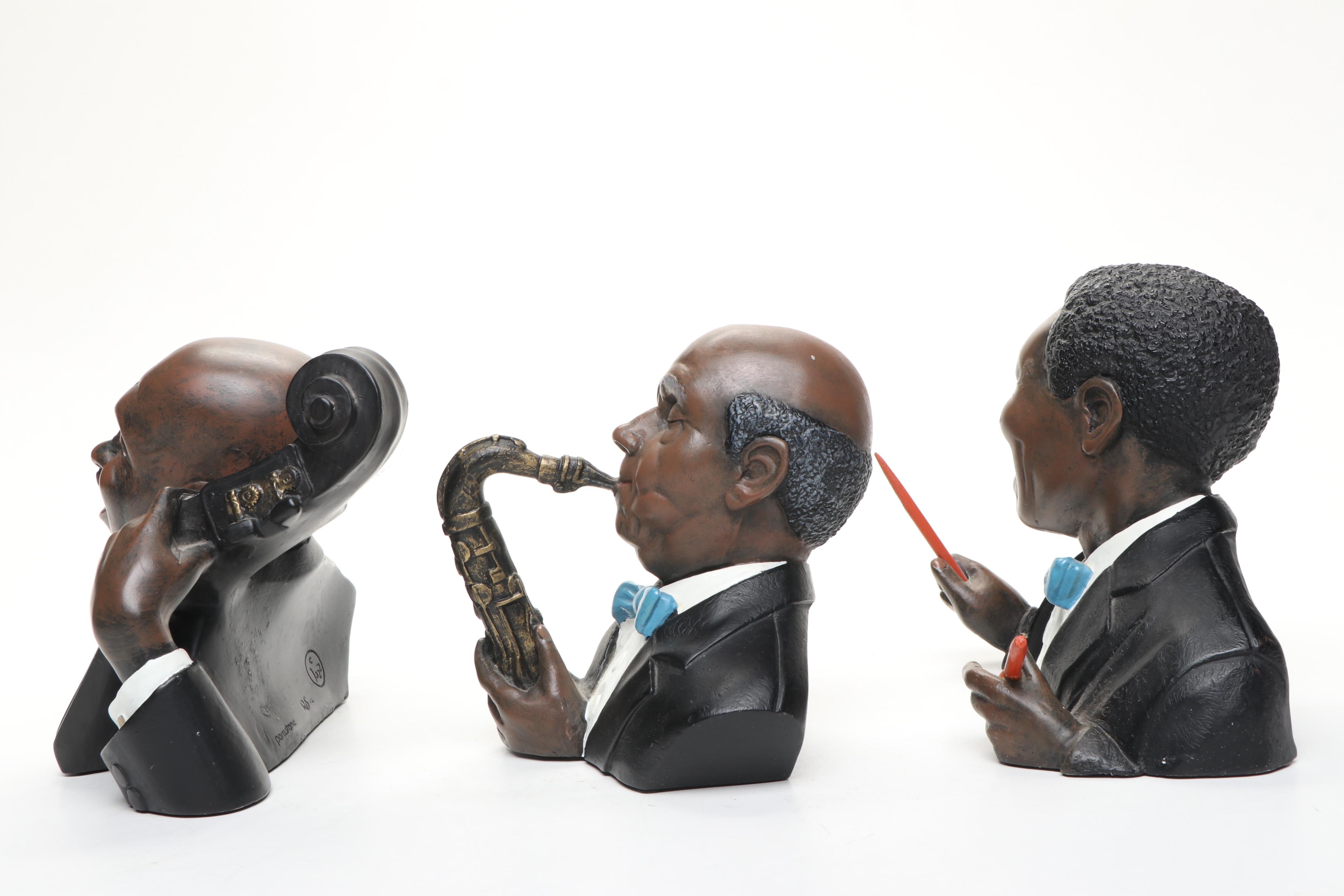 Enesco "All That Jazz" Figurines, Late 20th Century