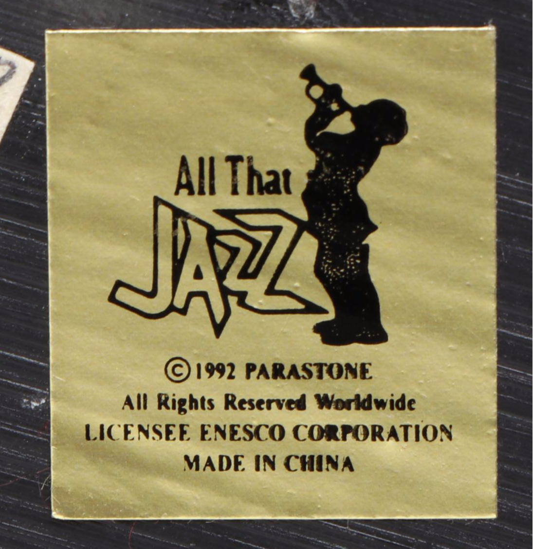 Enesco "All That Jazz" Figurines, Late 20th Century