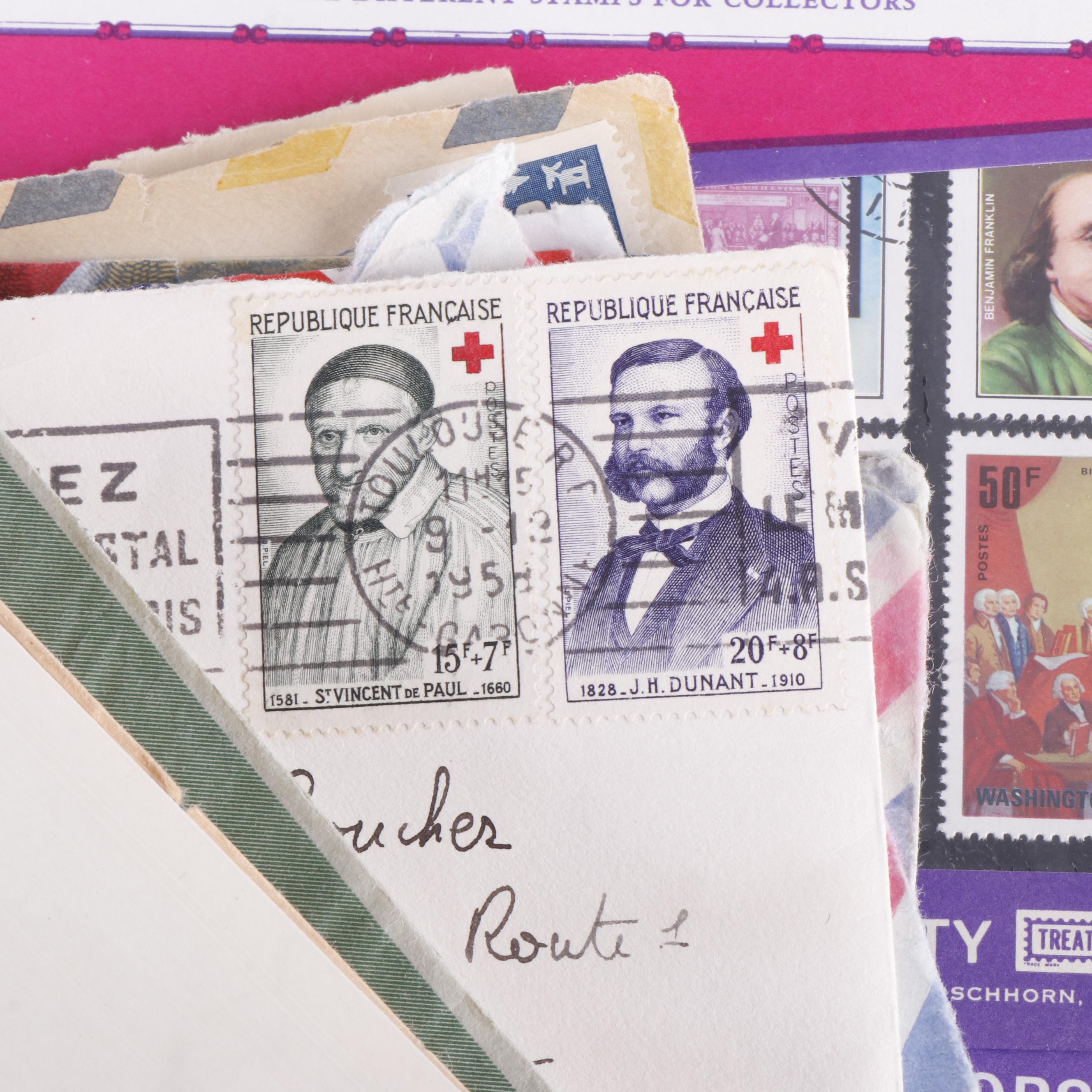 Contemporary World Postage Stamps, World Covers, and More