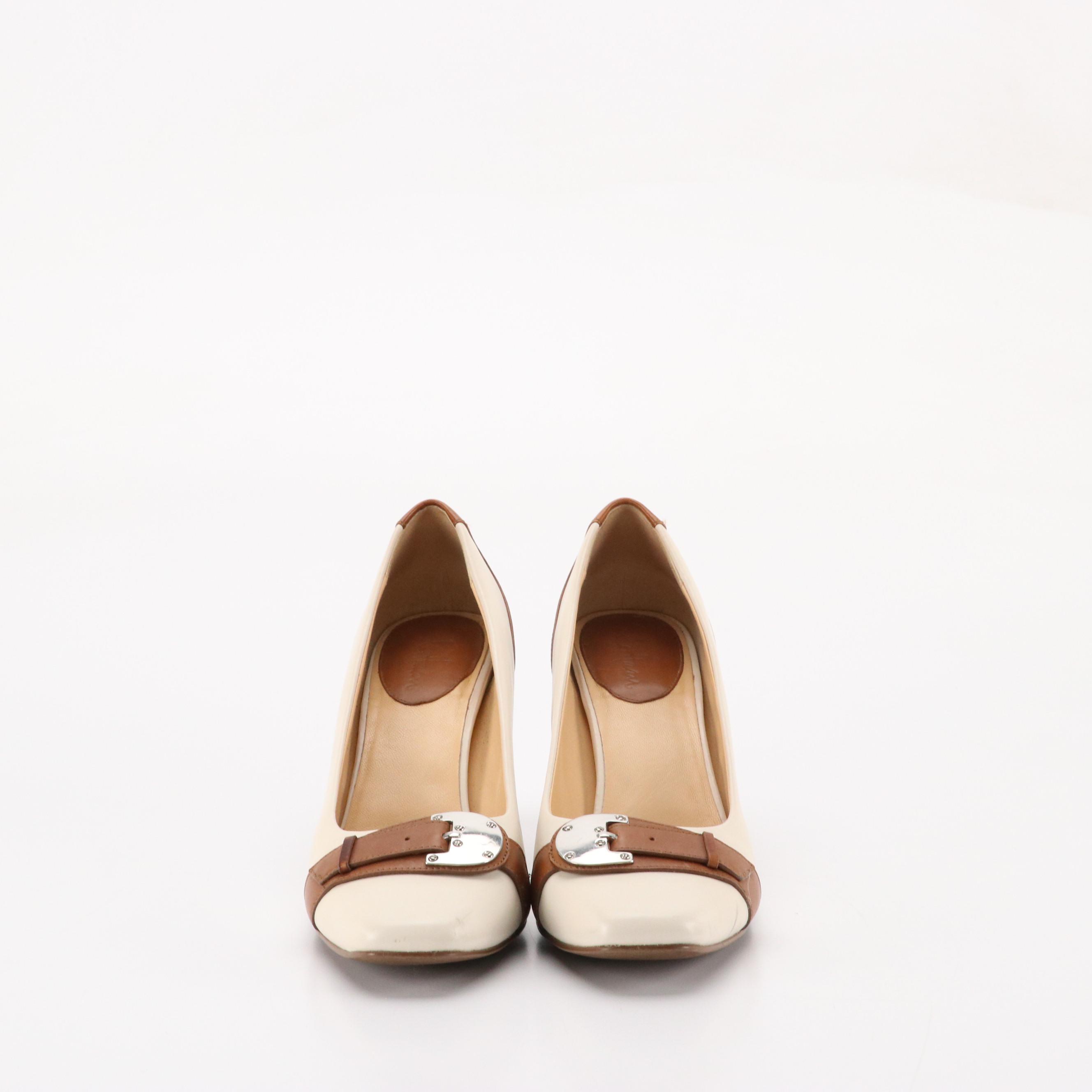 Salvatore Ferragamo and Bruno Magli Wingtip Style Heels with Cole Haan Pumps