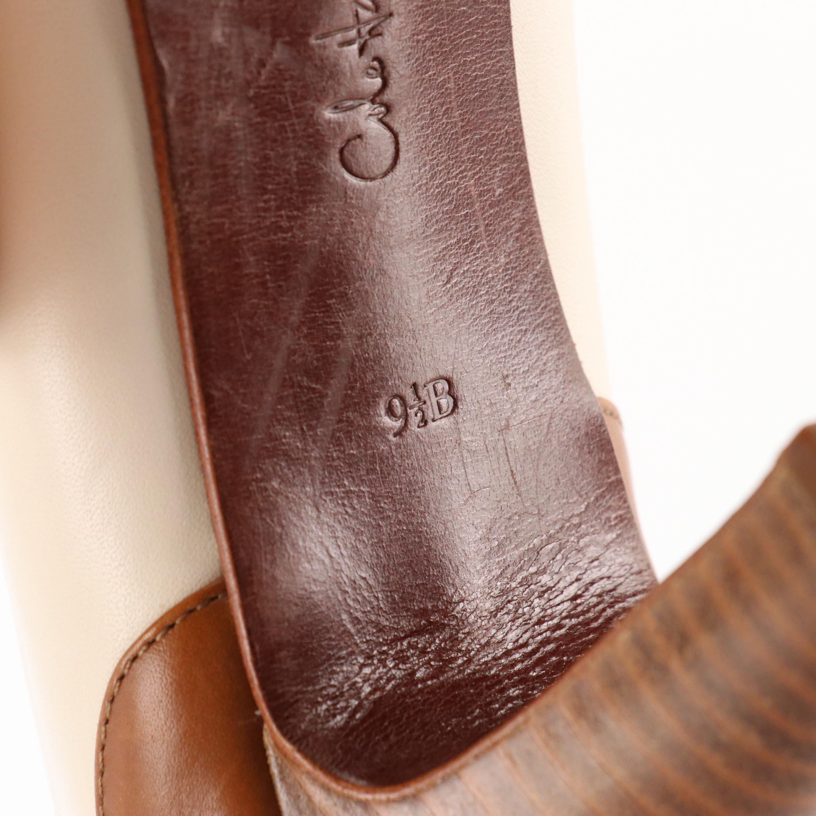 Salvatore Ferragamo and Bruno Magli Wingtip Style Heels with Cole Haan Pumps