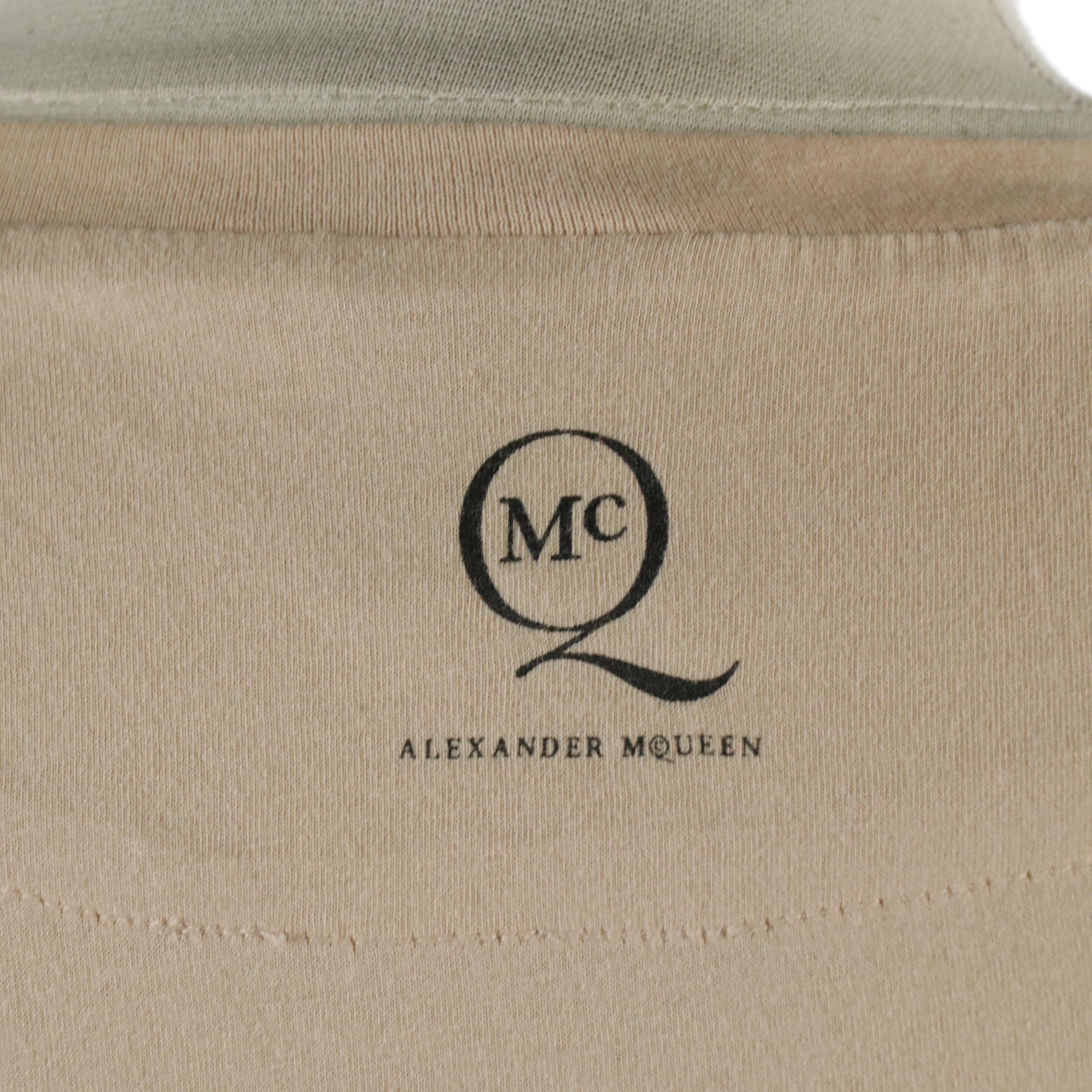 Alexander McQueen Pale Pink Harness Printed Cotton Tank Top