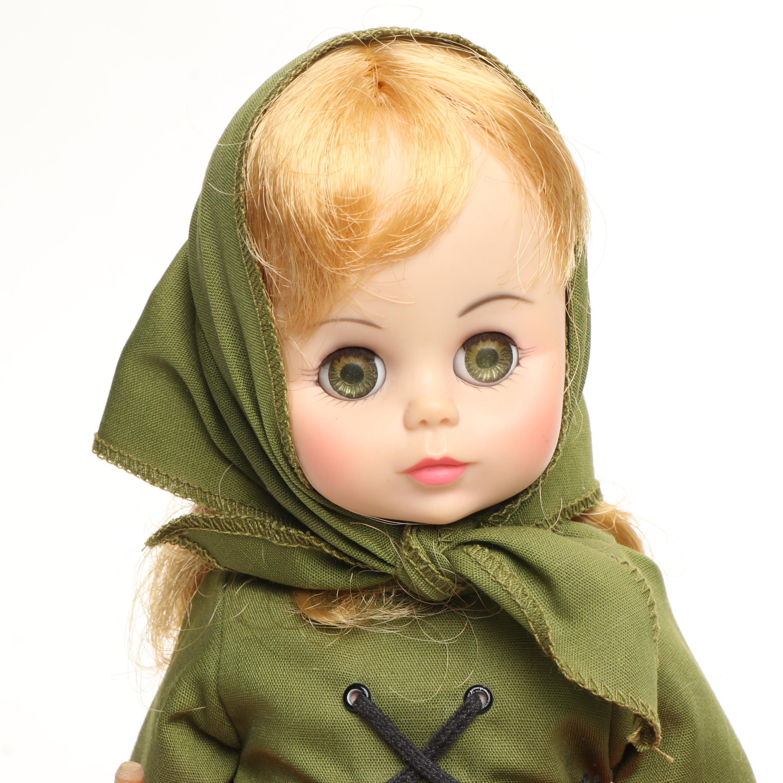 Vintage Madame Alexander "Lucinda," "Cinderella," and "Heidi" Dolls